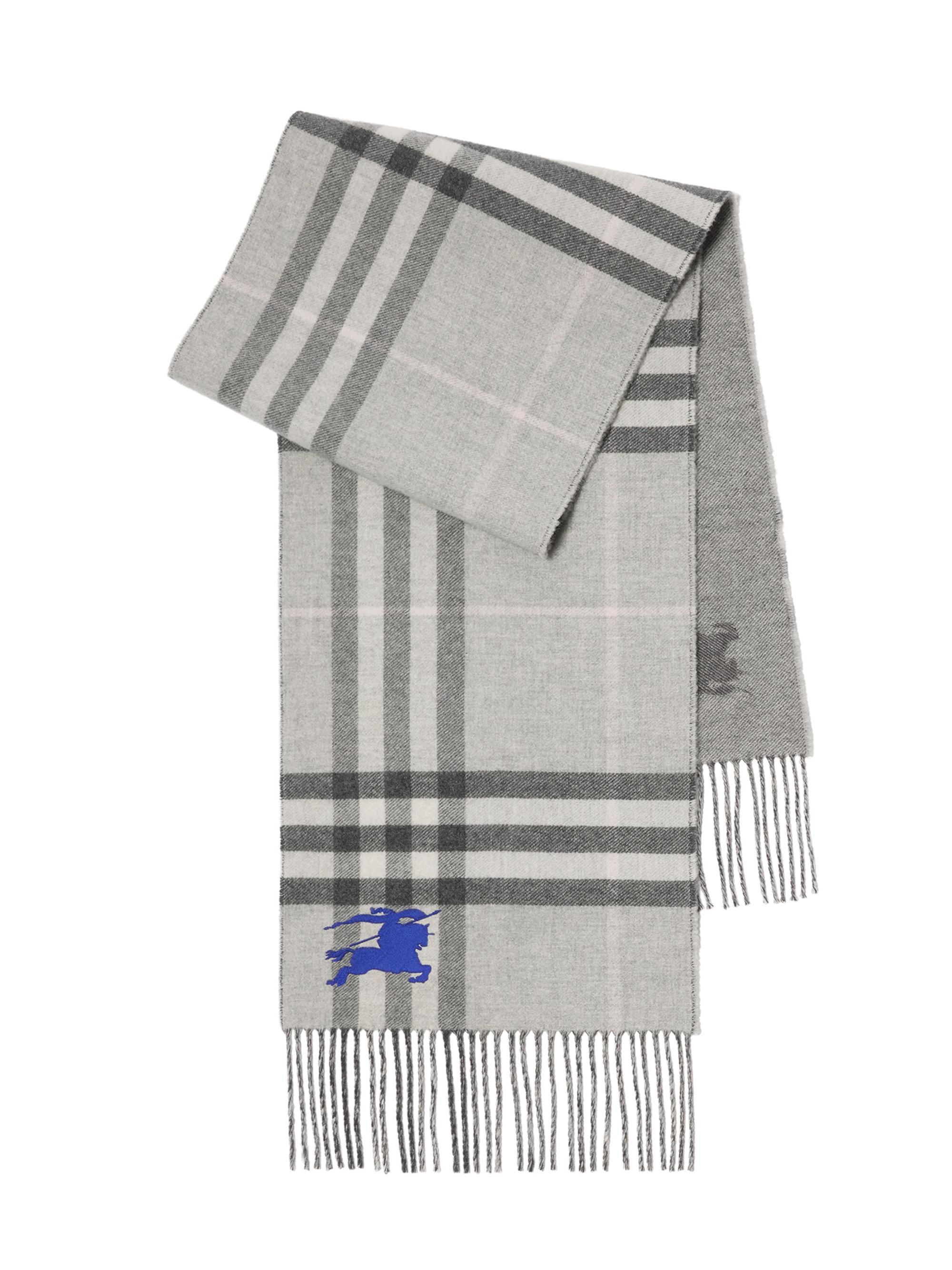 Burberry Women's Reversible Cashmere Scarf - Mitten Grey