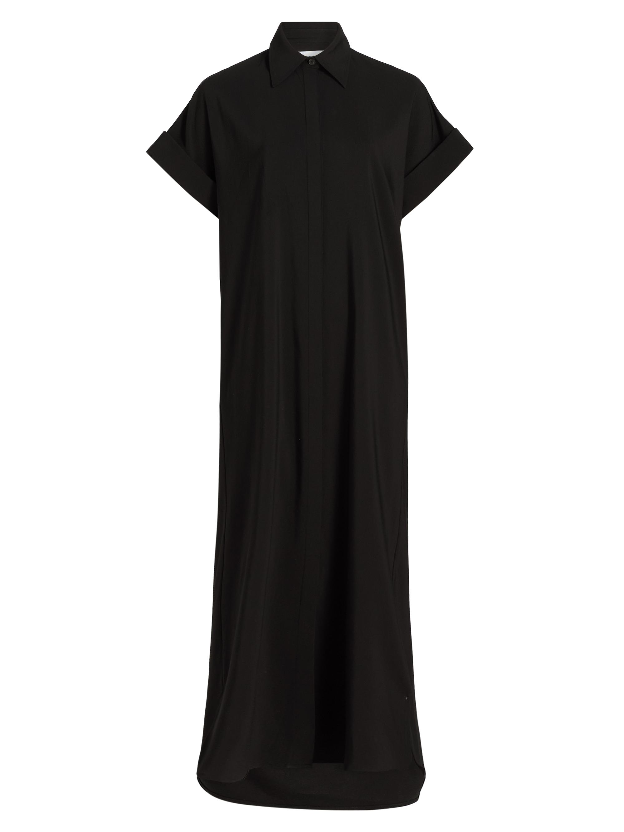 Brandon Maxwell Women's The Emory Cotton-Blend Shirtdress - Black