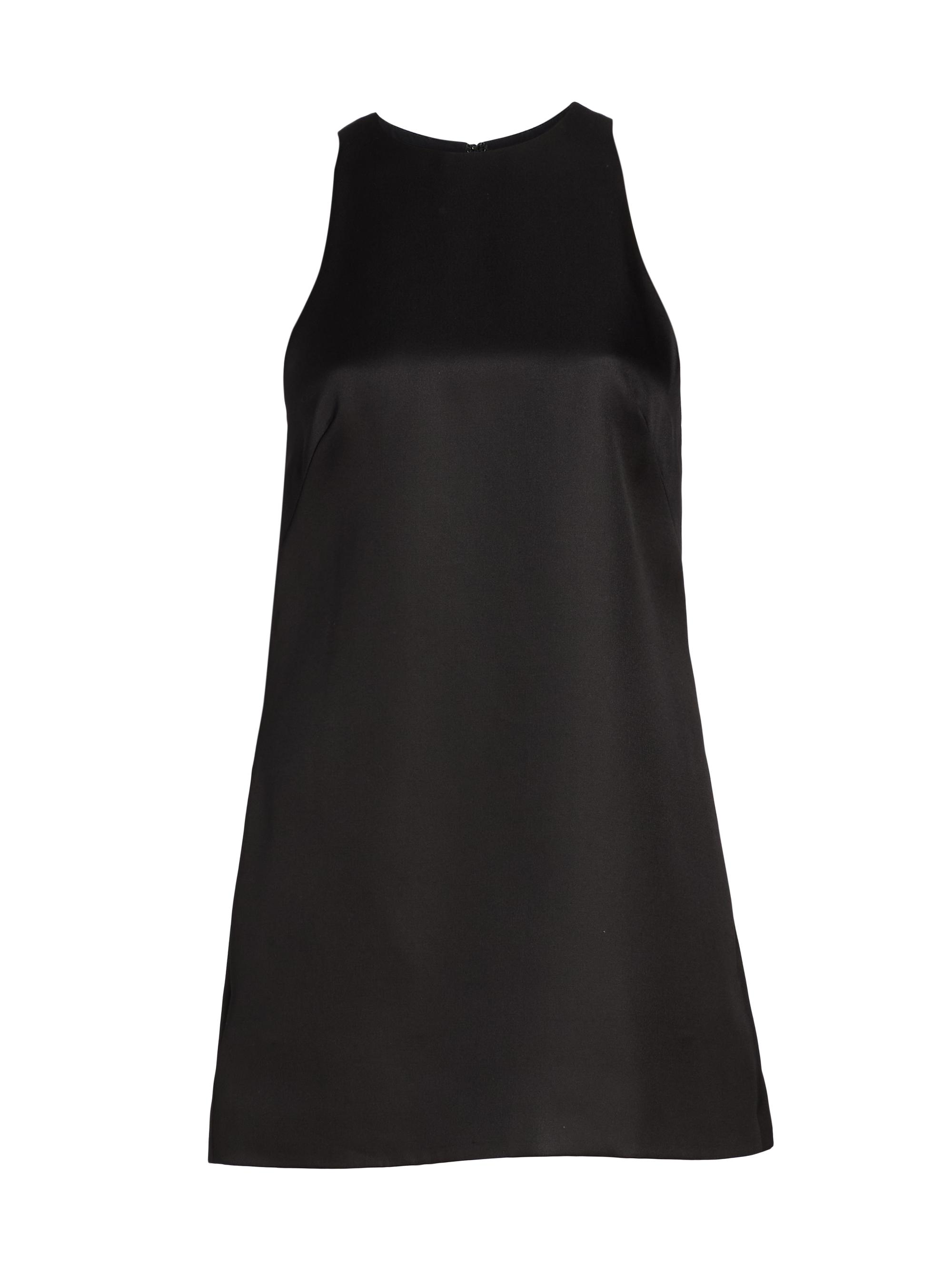 Brandon Maxwell Women's The Joelle Wool-Silk Minidress - Black
