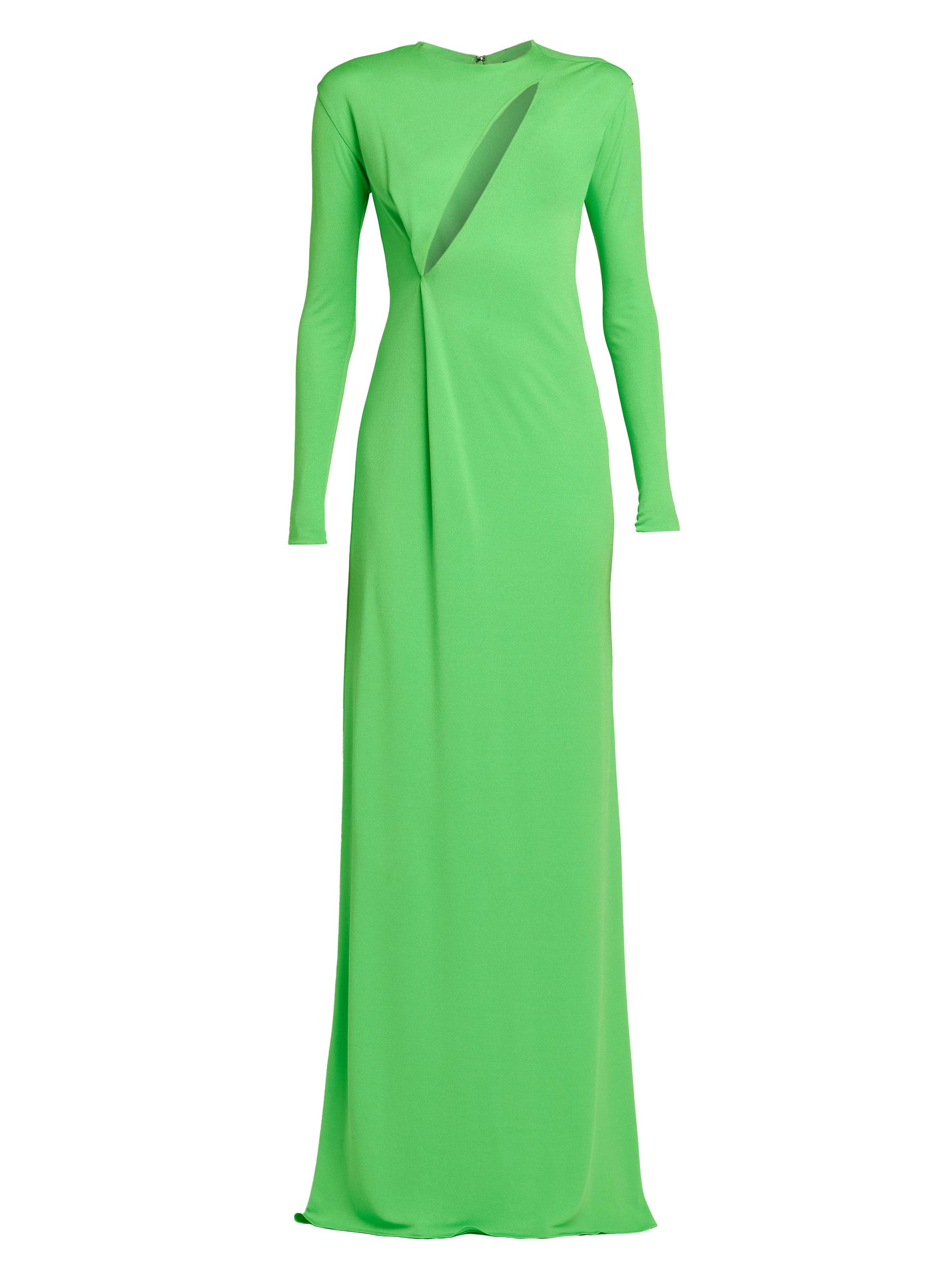 green emerald velvet dress TOM FORD