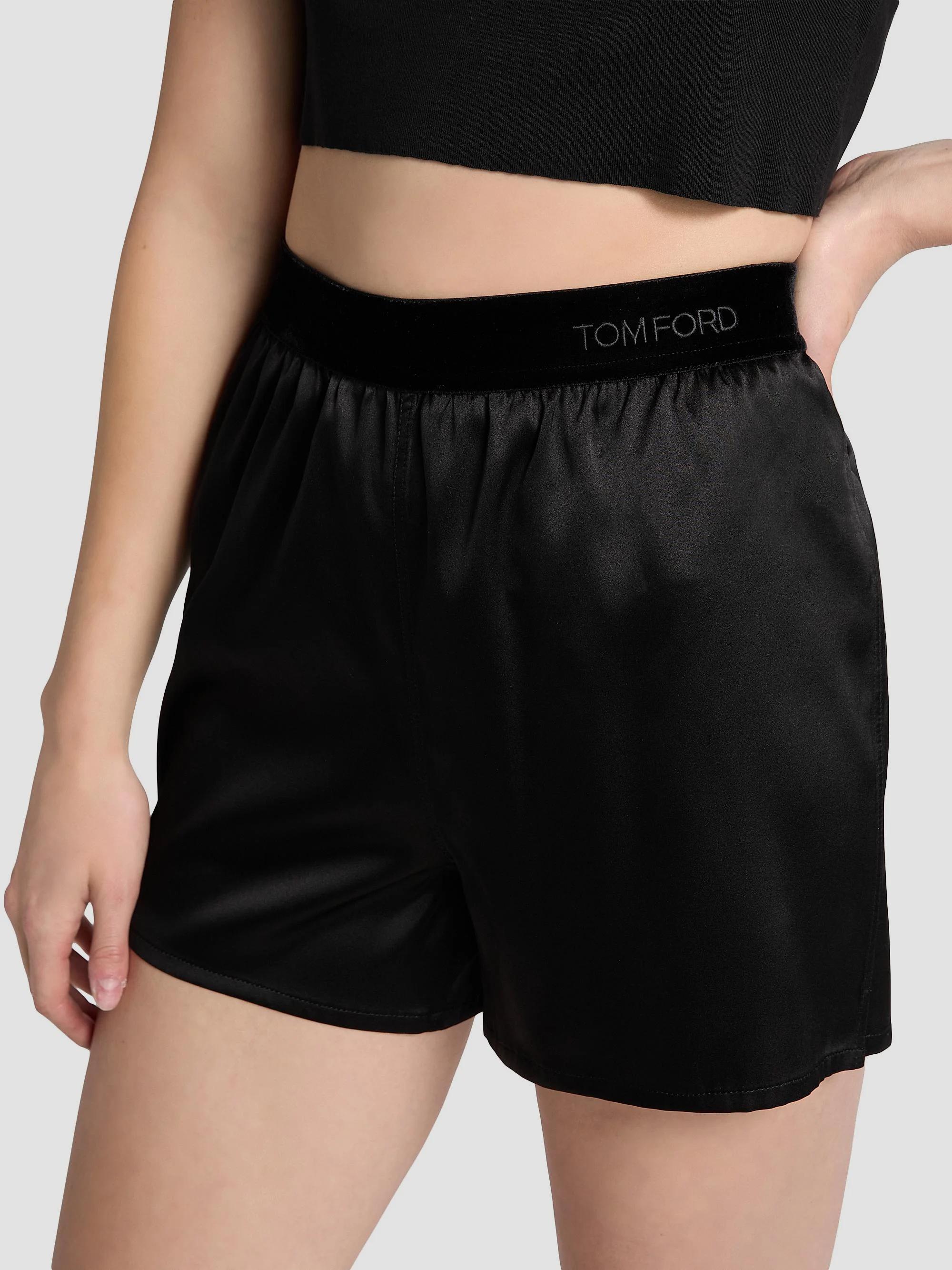 TOM FORD Stretch Silk Satin Pajama Boxer Shorts | Saks Fifth Avenue