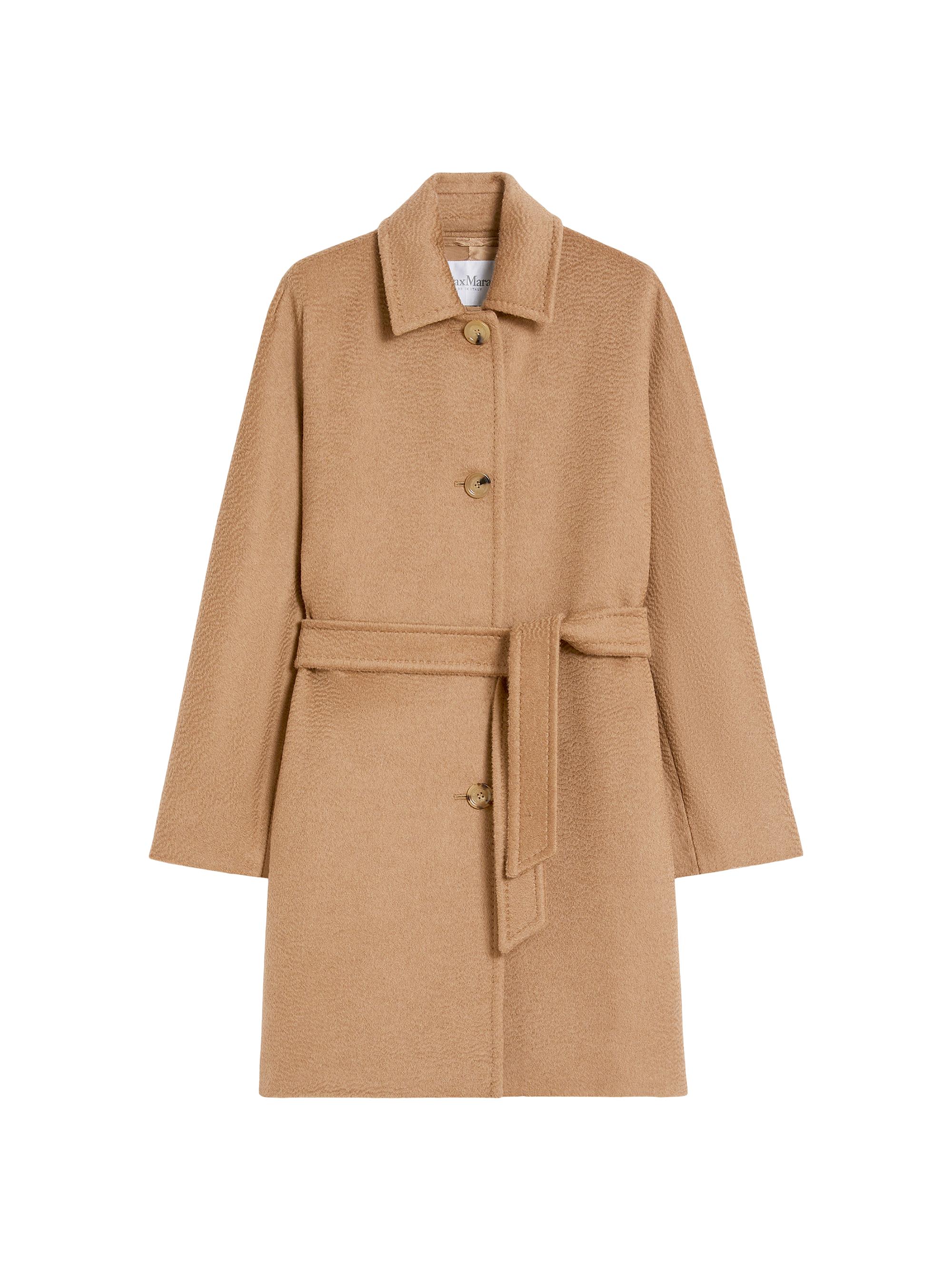 Max Mara Women's Camel Coat with Belt - Camel