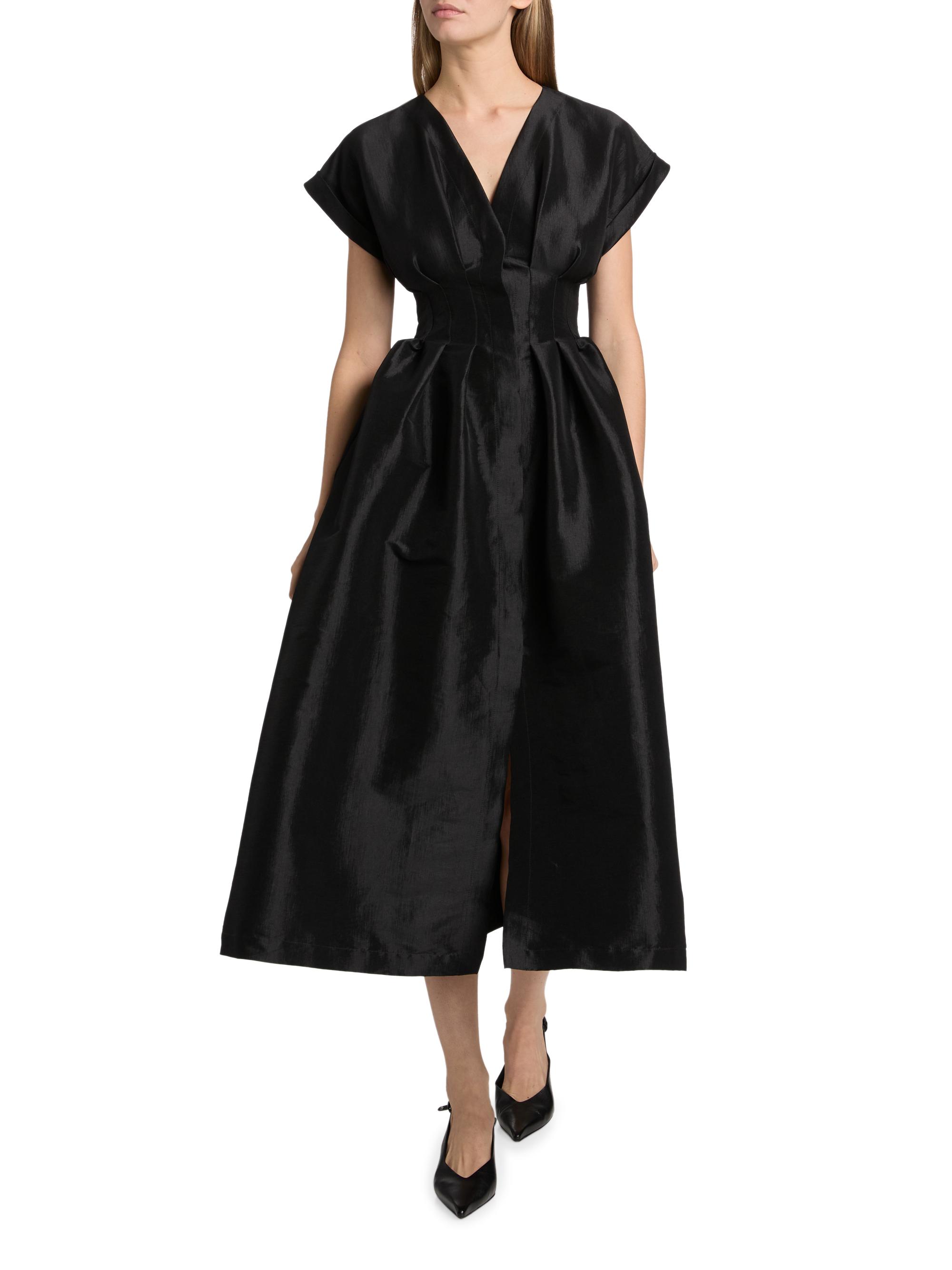 Kika Vargas Tsige Taffeta Cocktail Dress | Saks Fifth Avenue