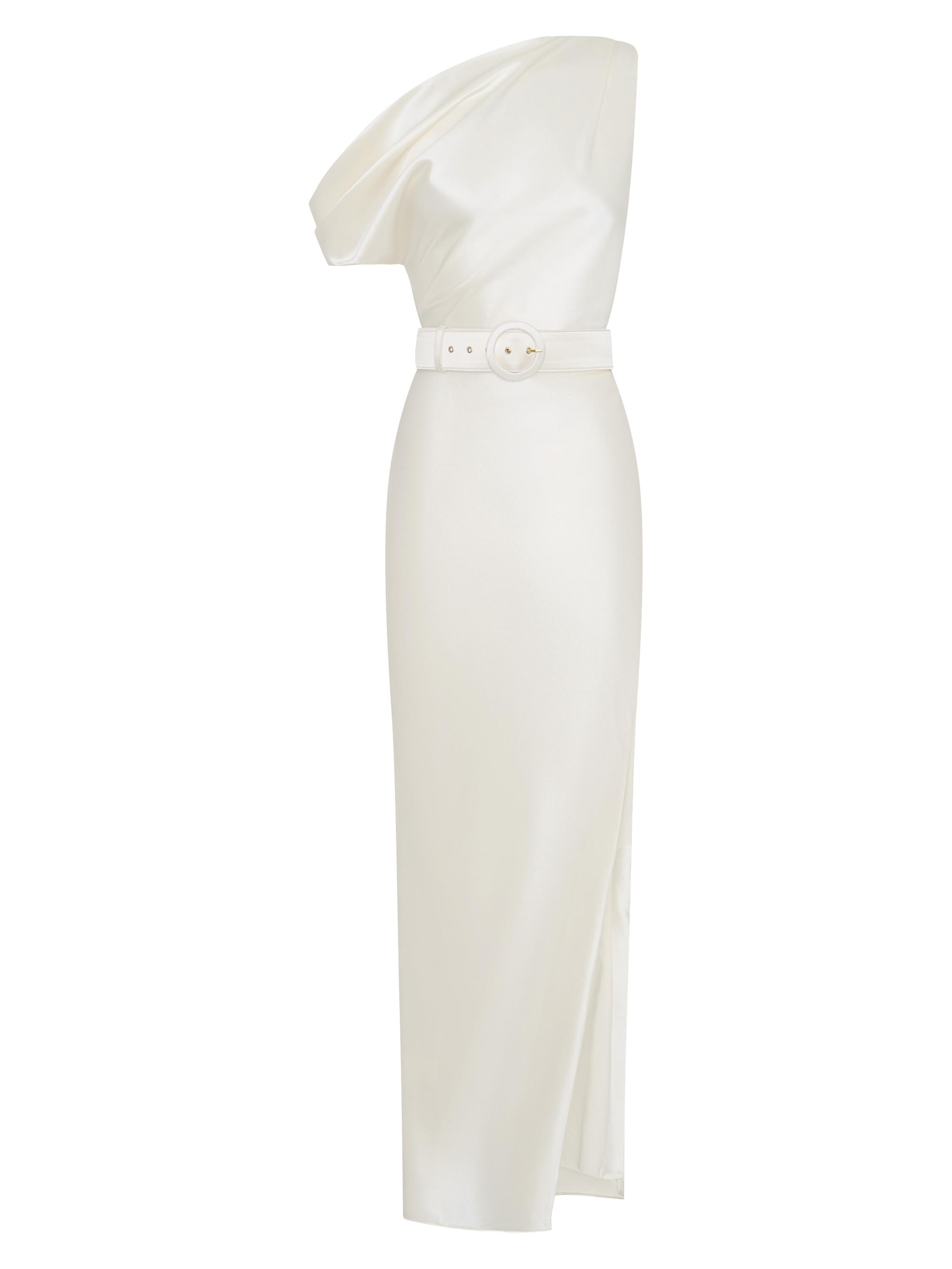 Nicholas the Label Women's Eartha One-Shoulder Satin Maxi Dress -