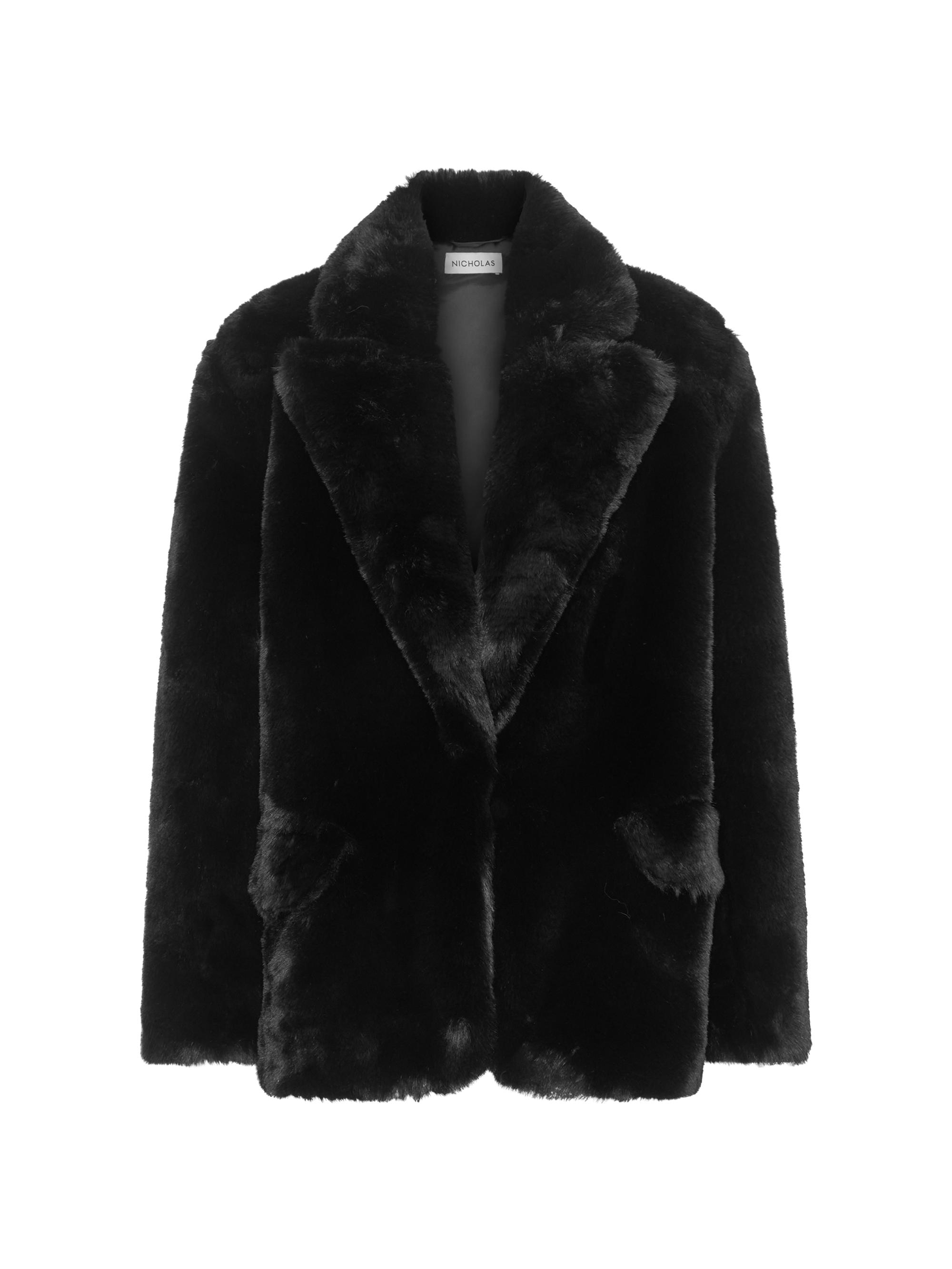 Anine Bing Hilary Faux-Fur Jacket | Saks Fifth Avenue