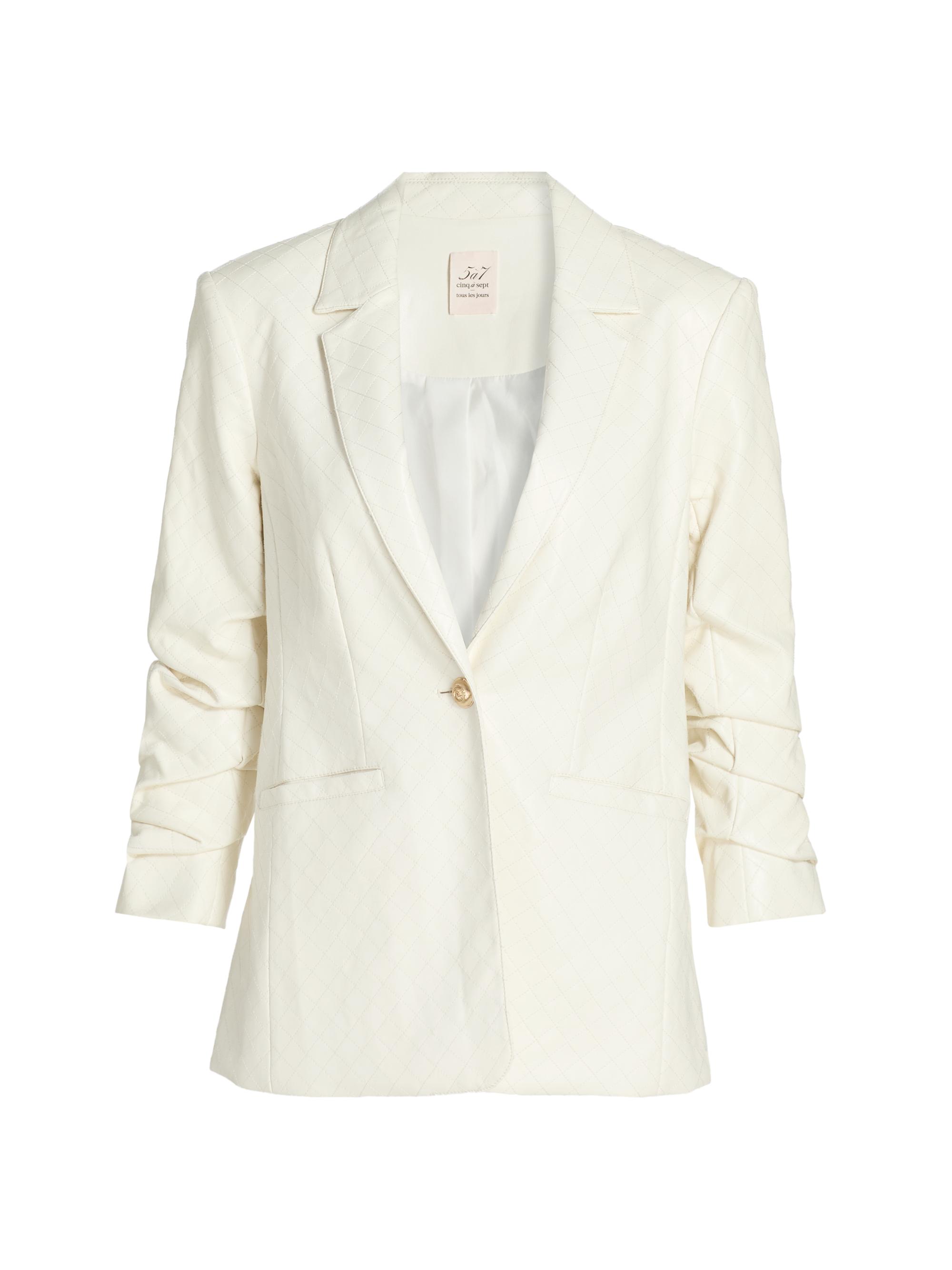 Cinq à Sept Women's Khloe Quilted Faux-Leather Blazer -