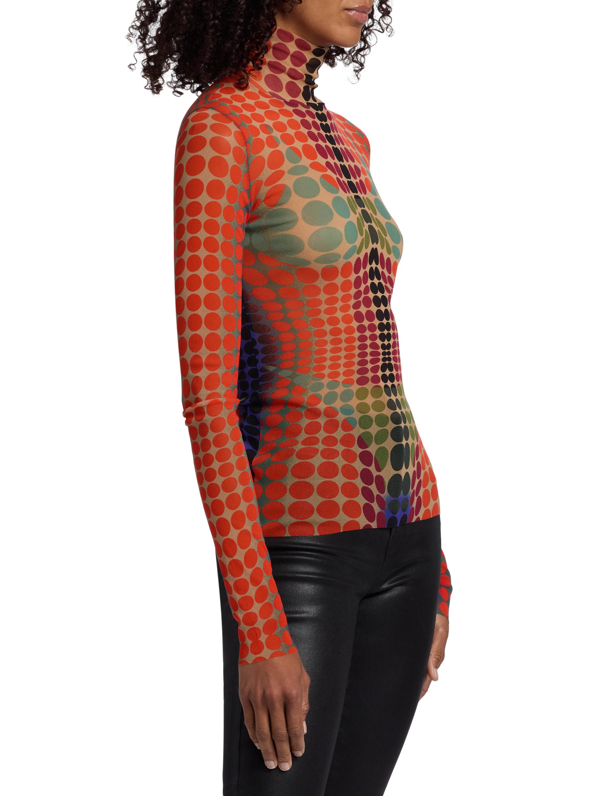 Jean Paul Gaultier Iconic Prints: The Dots Long-Sleeve Top | Saks