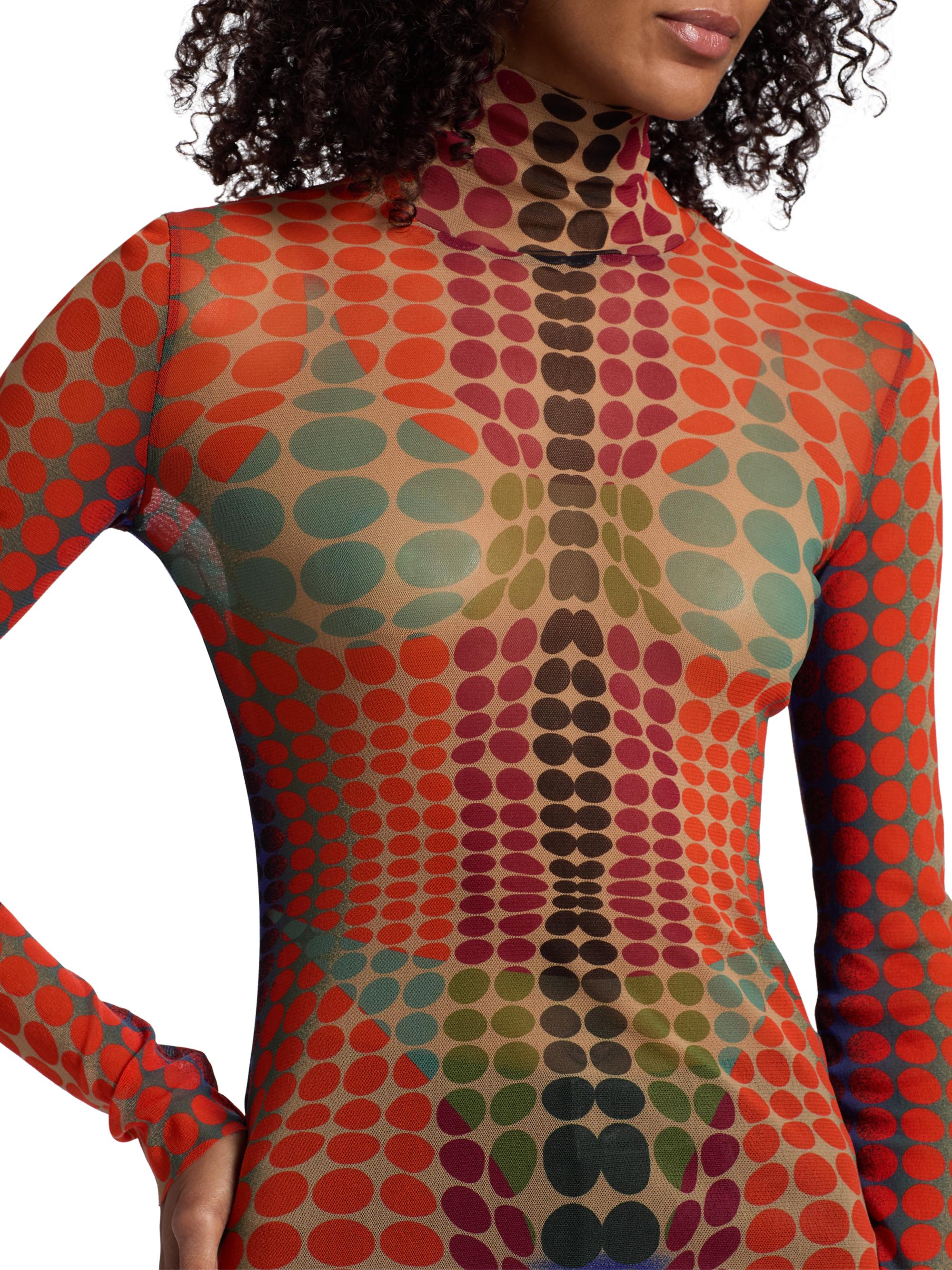 Jean Paul Gaultier Iconic Prints: The Dots Long-Sleeve Top | Saks