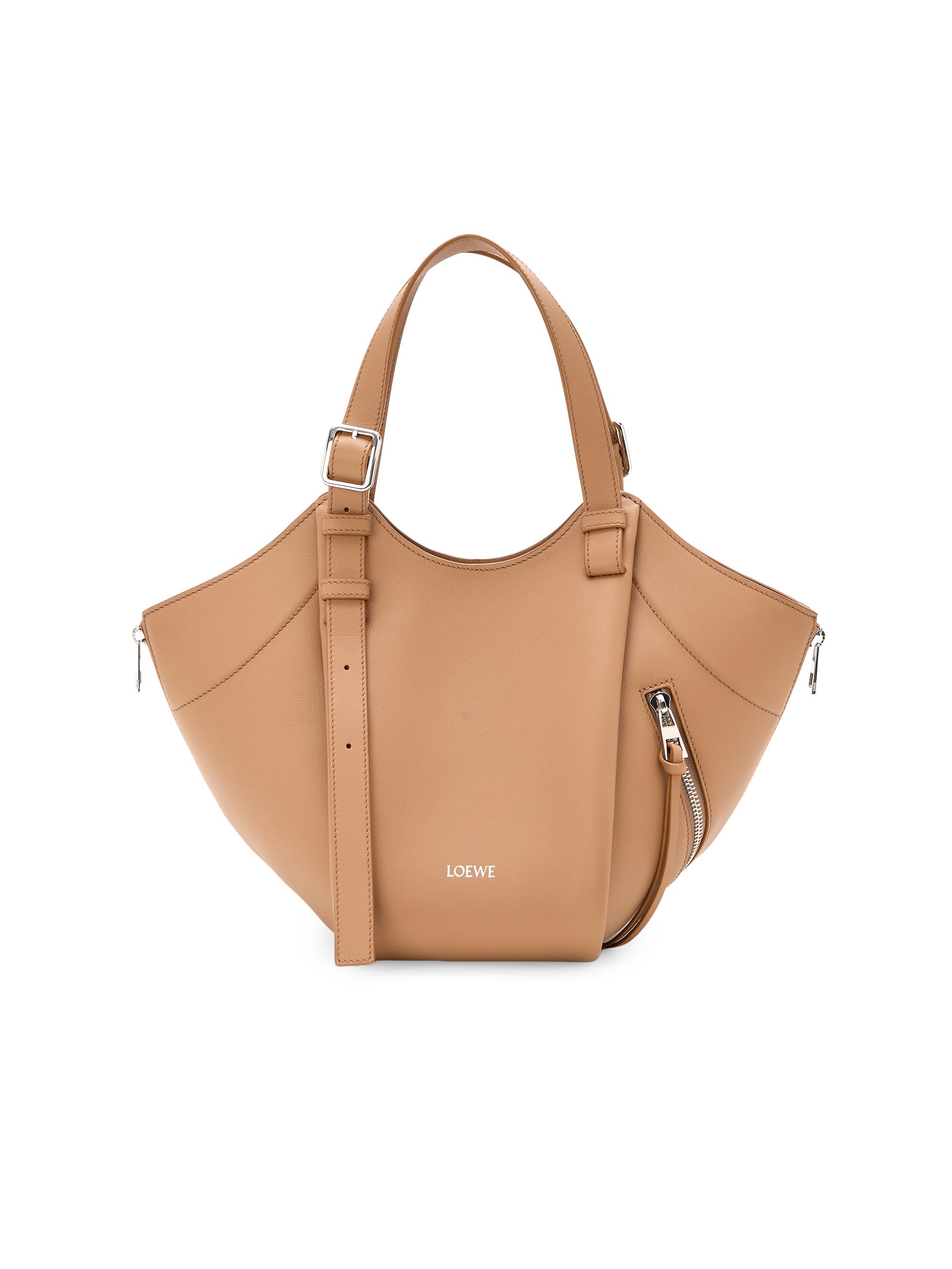 LOEWE Women's Hammock Leather Flip Bag - Mocha
