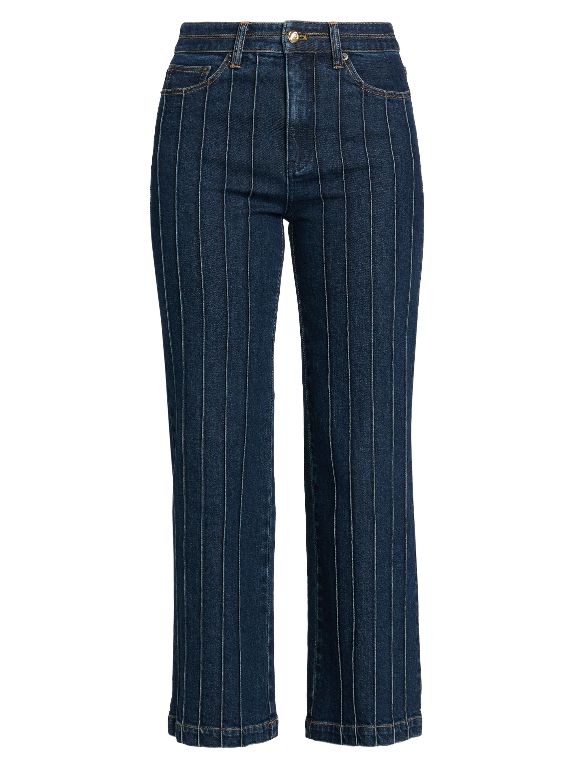 Cinq à Sept Benji Cuffed Wide-Leg Jeans | Saks Fifth Avenue