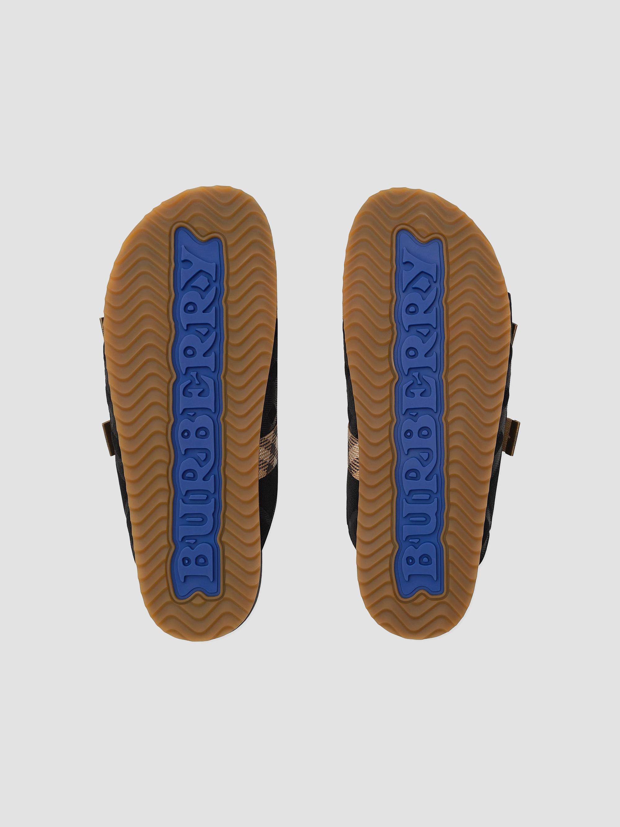 Burberry Check Suede Urchin Sandals | Saks Fifth Avenue