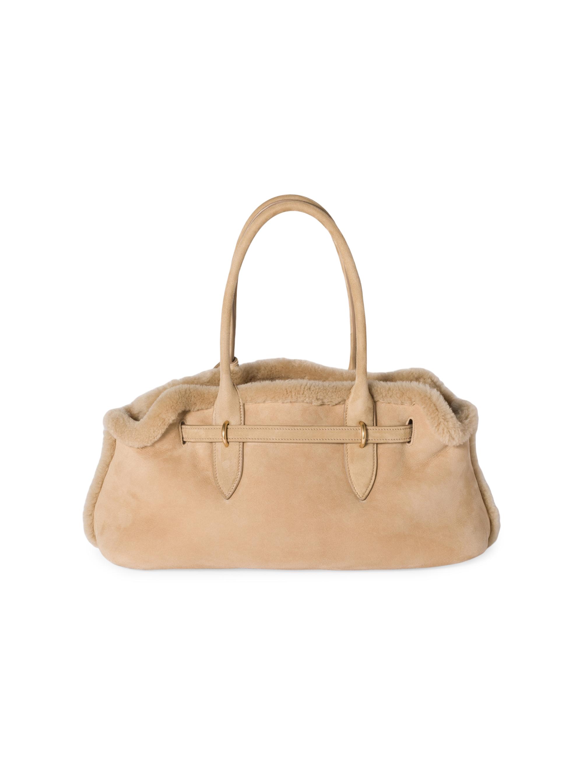 Miu Miu Aventure Shearling Tote Bag | Saks Fifth Avenue