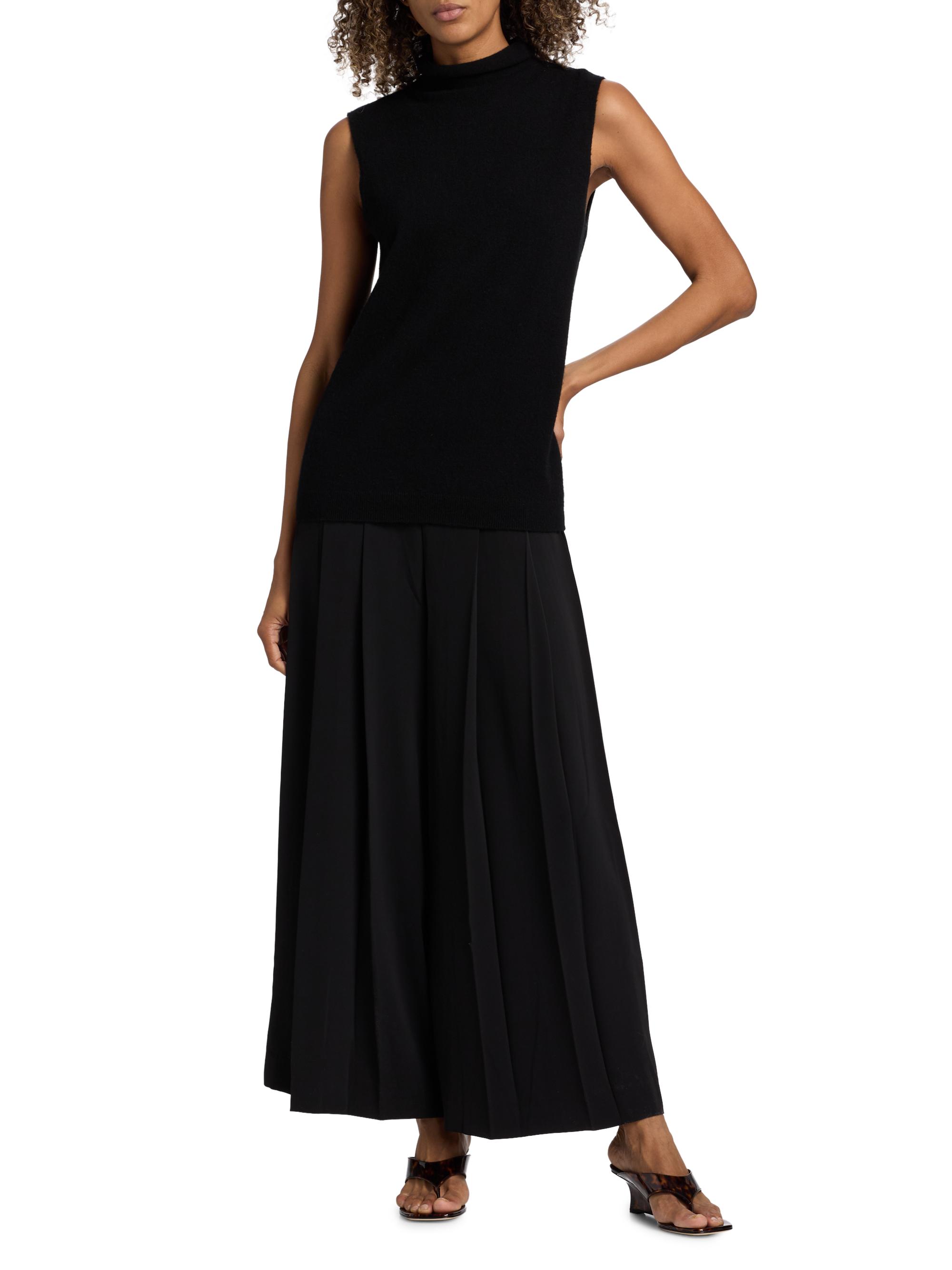 L'AGENCE Novalynn Pleated Crop Pants | Saks Fifth Avenue
