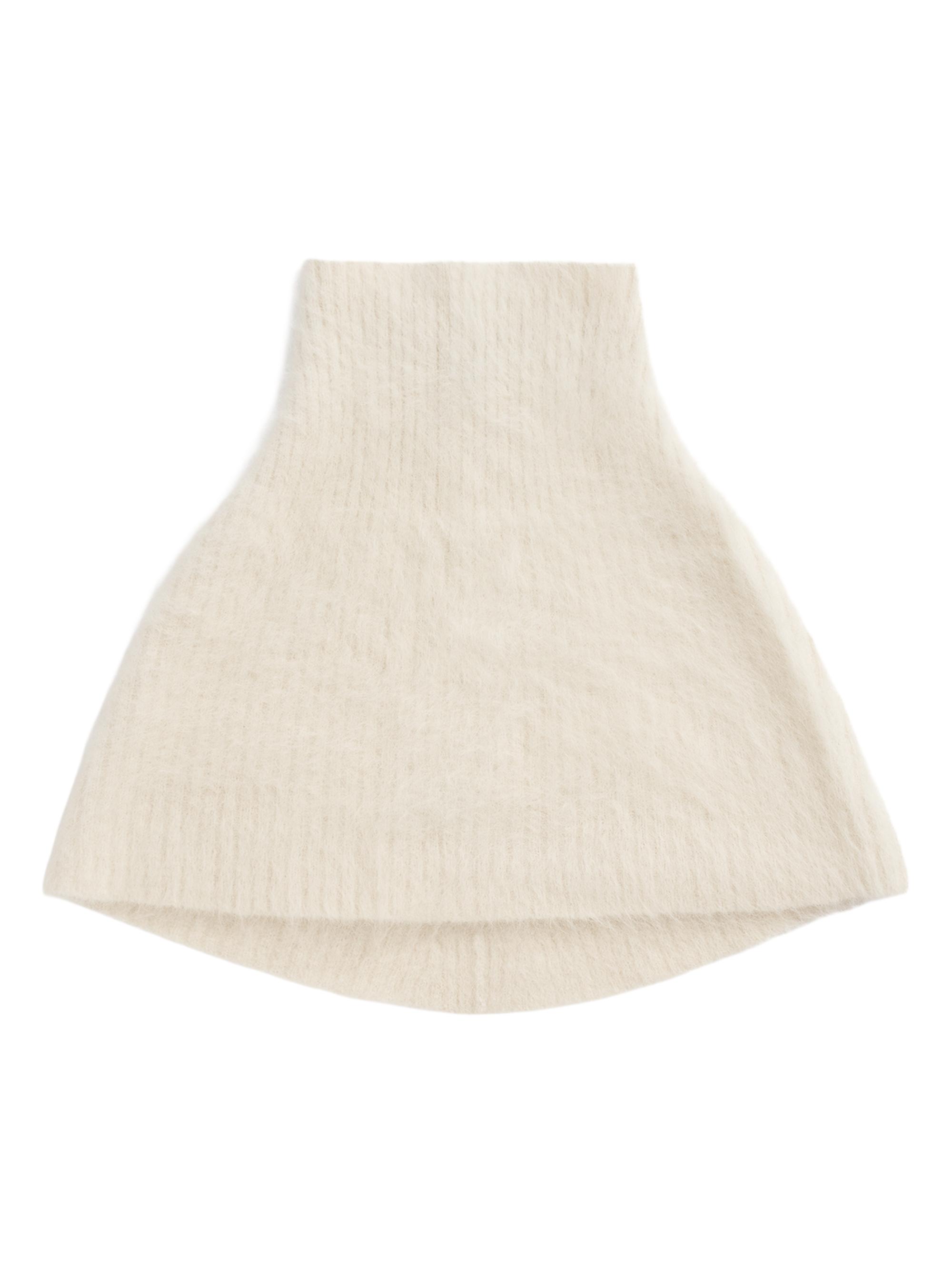 Toteme Women's Funnel Alpaca-Blend Neck Warmer - Ecru