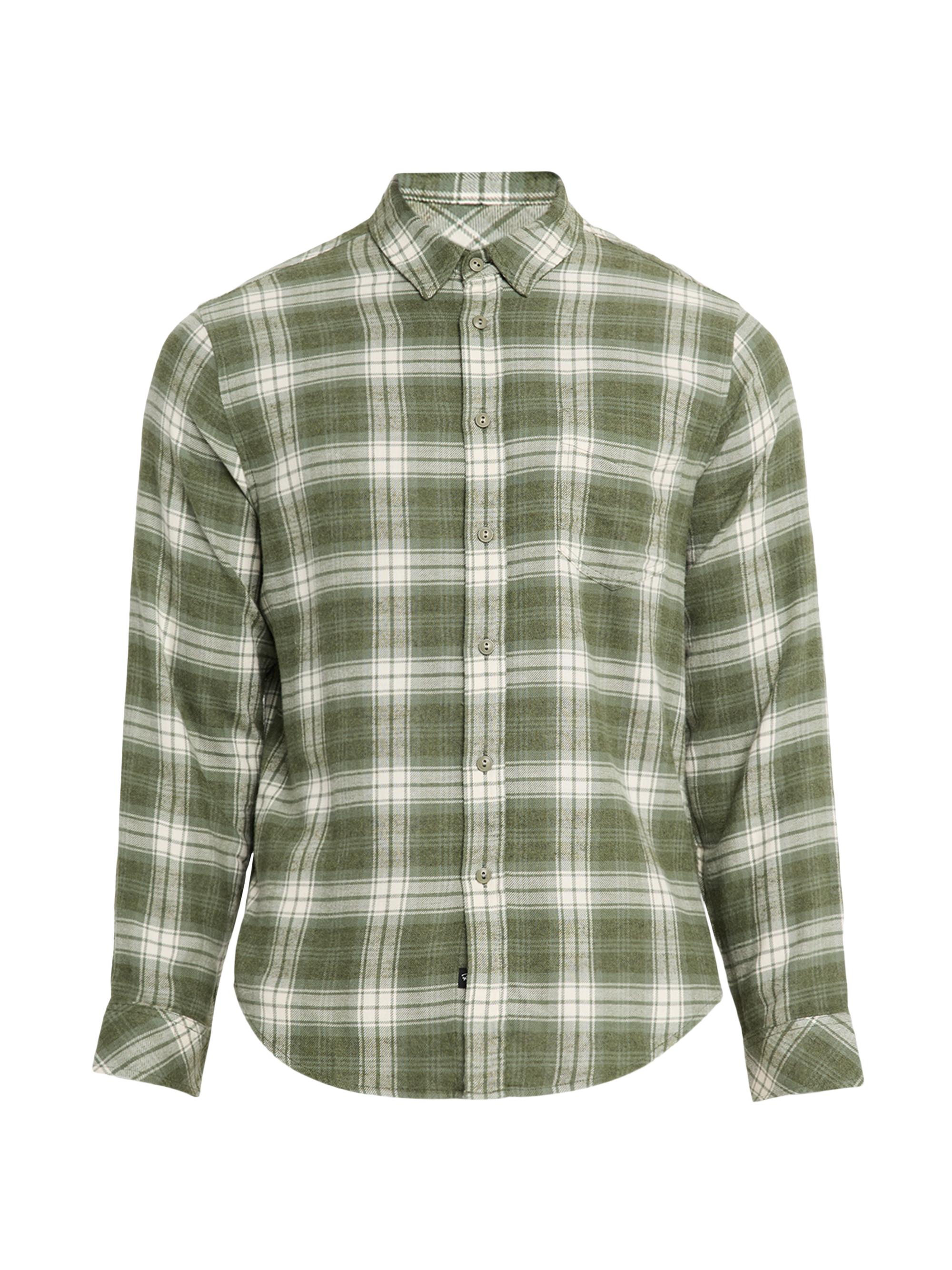 Frame Plaid Brushed Cotton Shirt | Saks Fifth Avenue