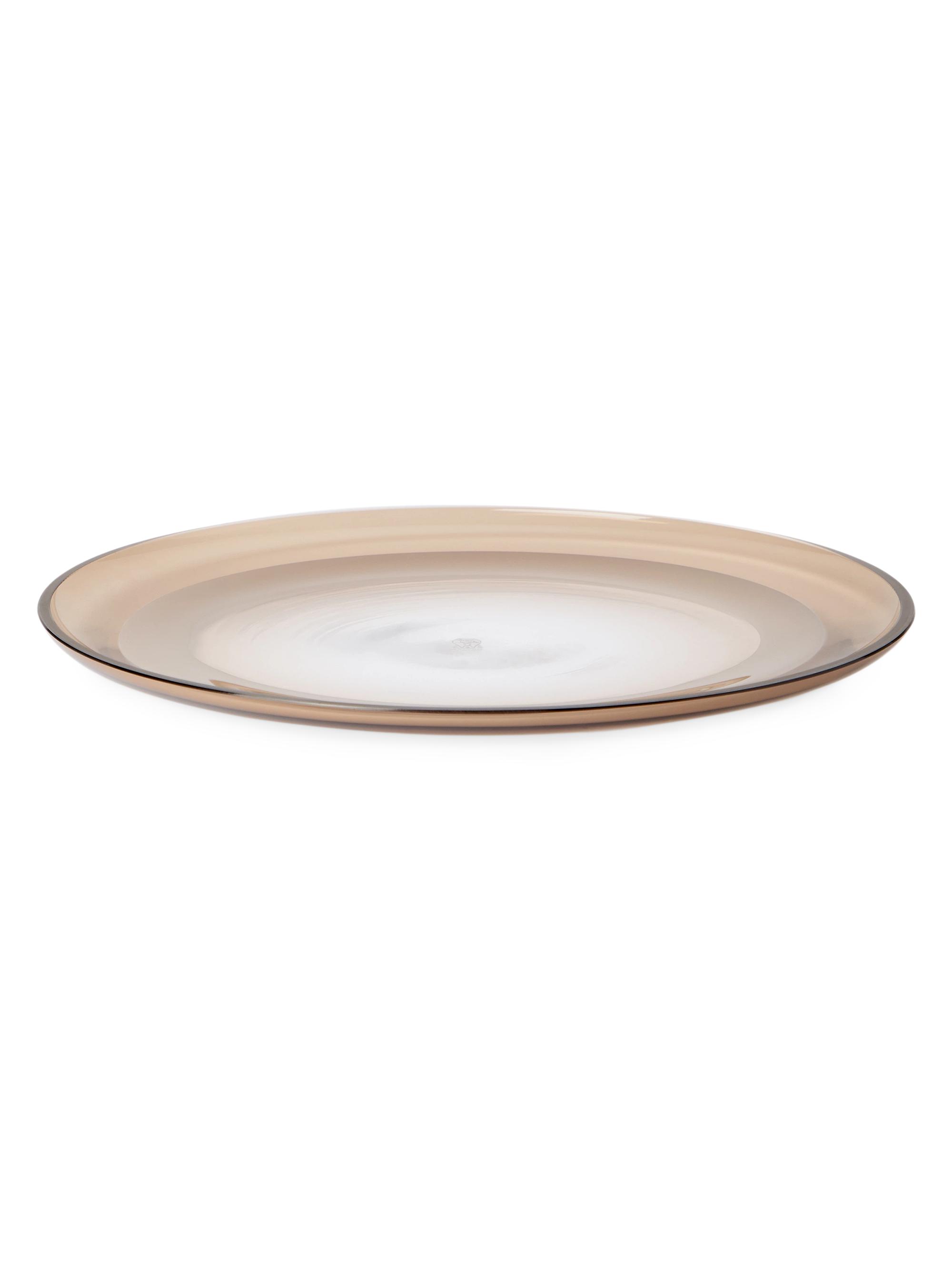 Brunello Cucinelli Murano Glass Plate - Natural