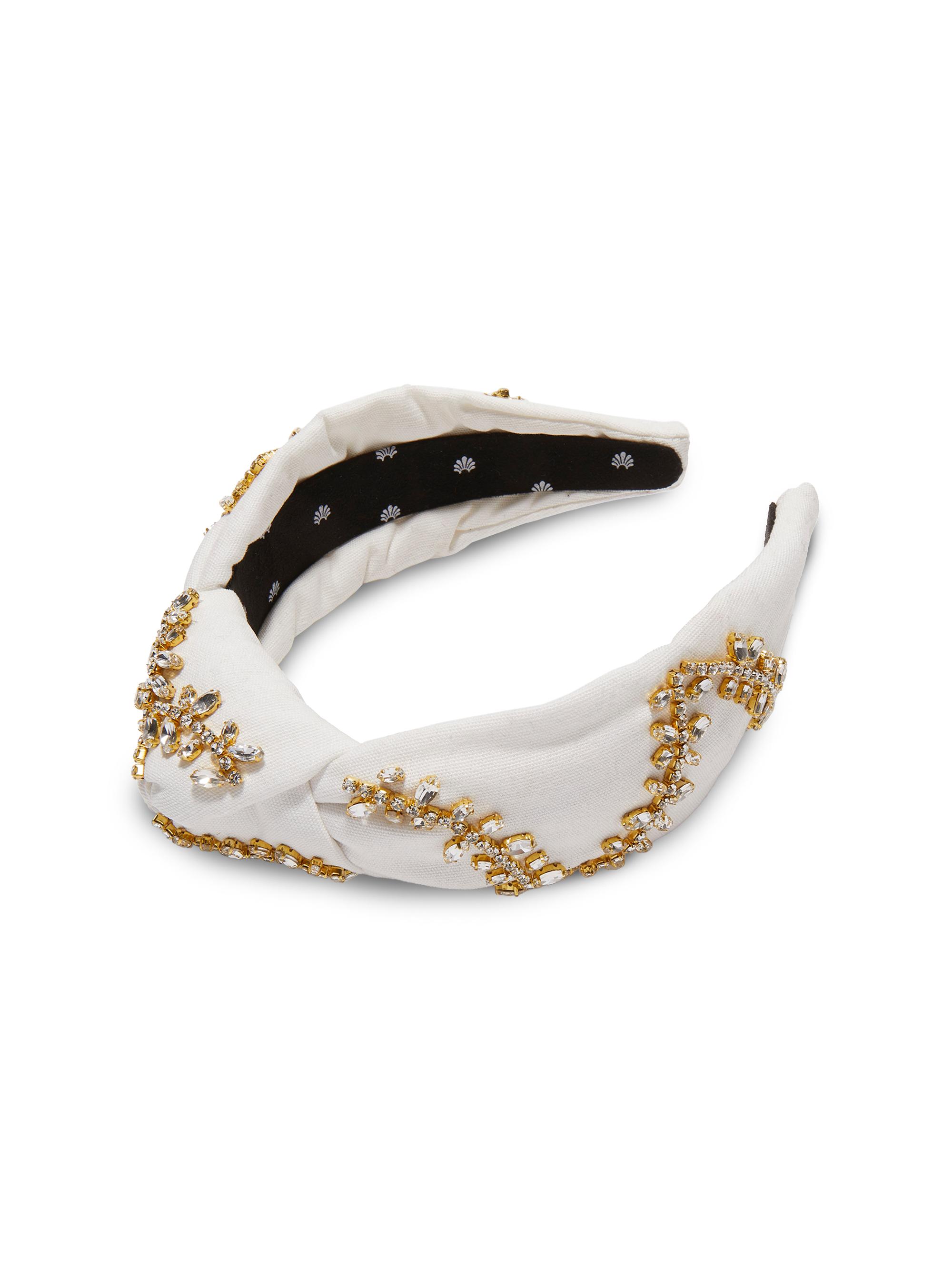Lele Sadoughi Women's Holiday Lights Knotted Crystal Headband -