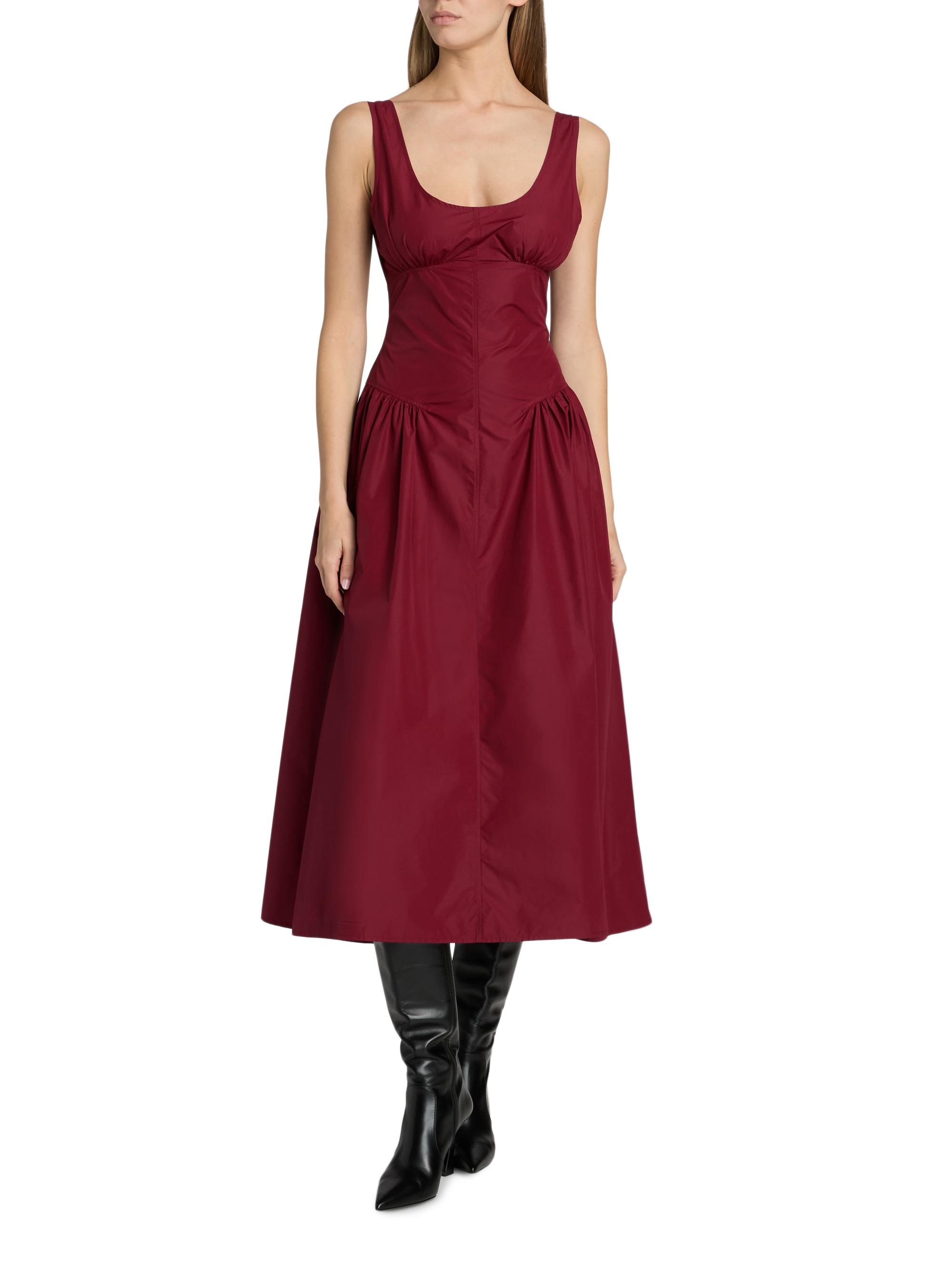frame midi dress FRAME Tie Back Midi Dress | Black
