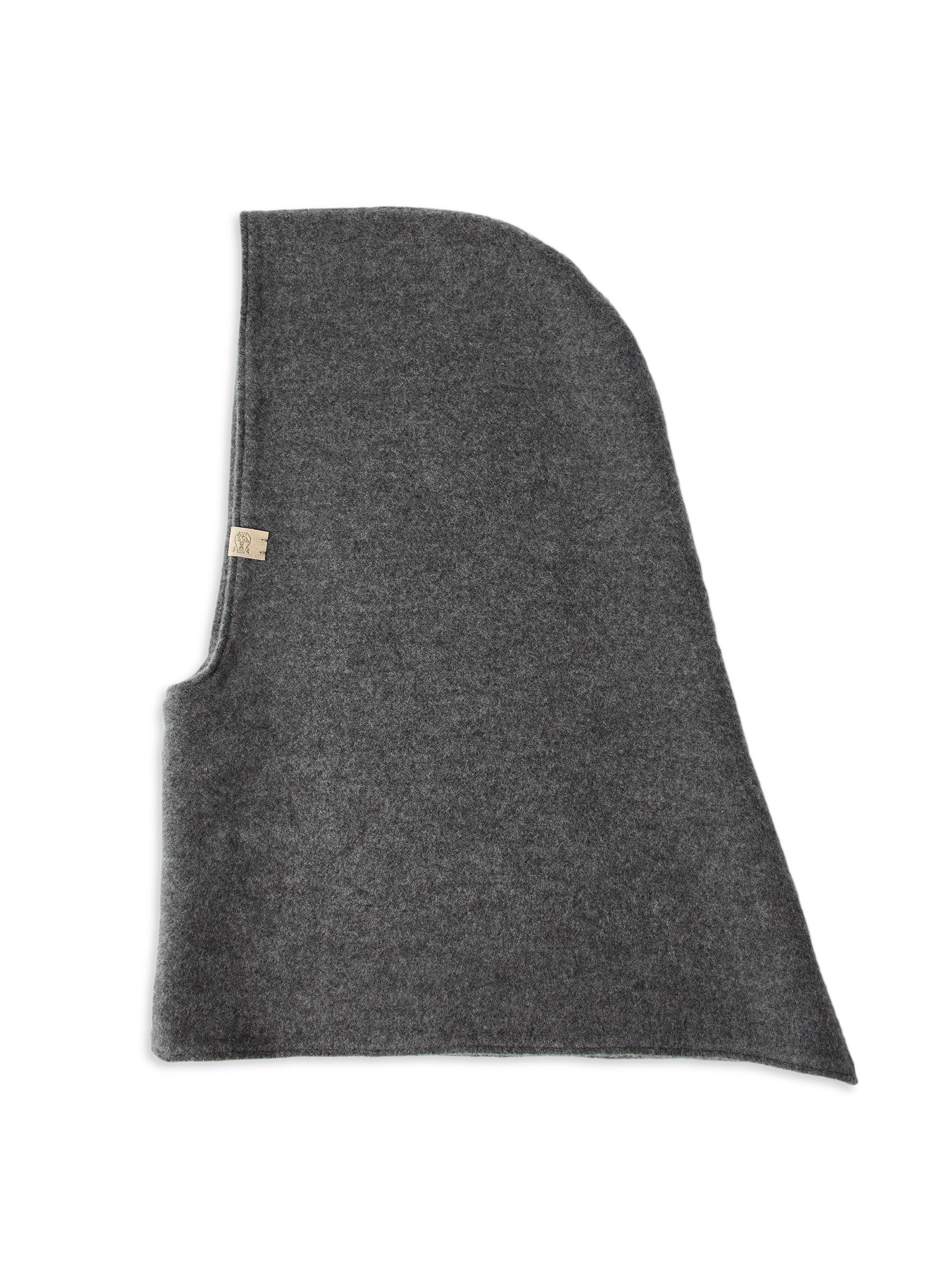 Brunello Cucinelli Women's Wool and Cashmere Flannel Balaclava - Lead
