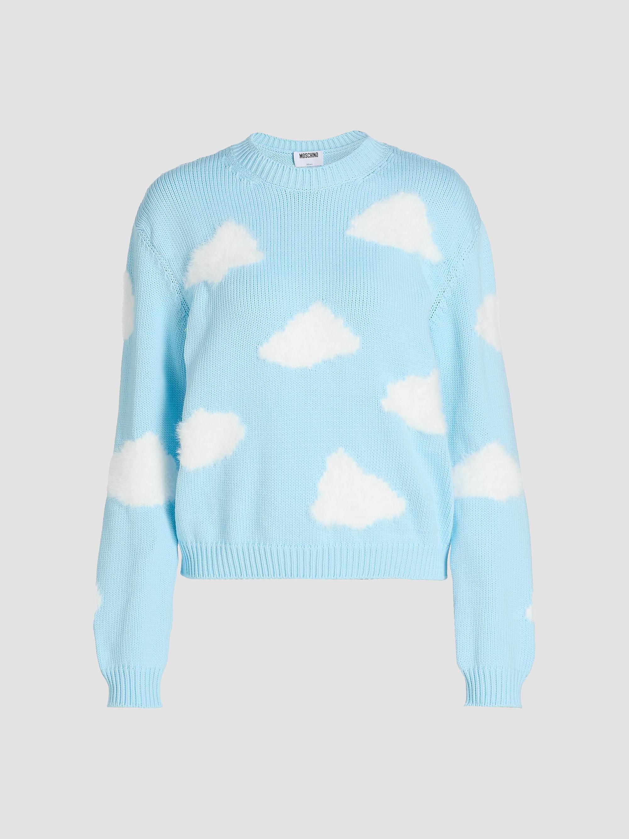 Moschino Women's Cloud Cotton-Blend Sweater - Only One Colour | Thumbnail 8