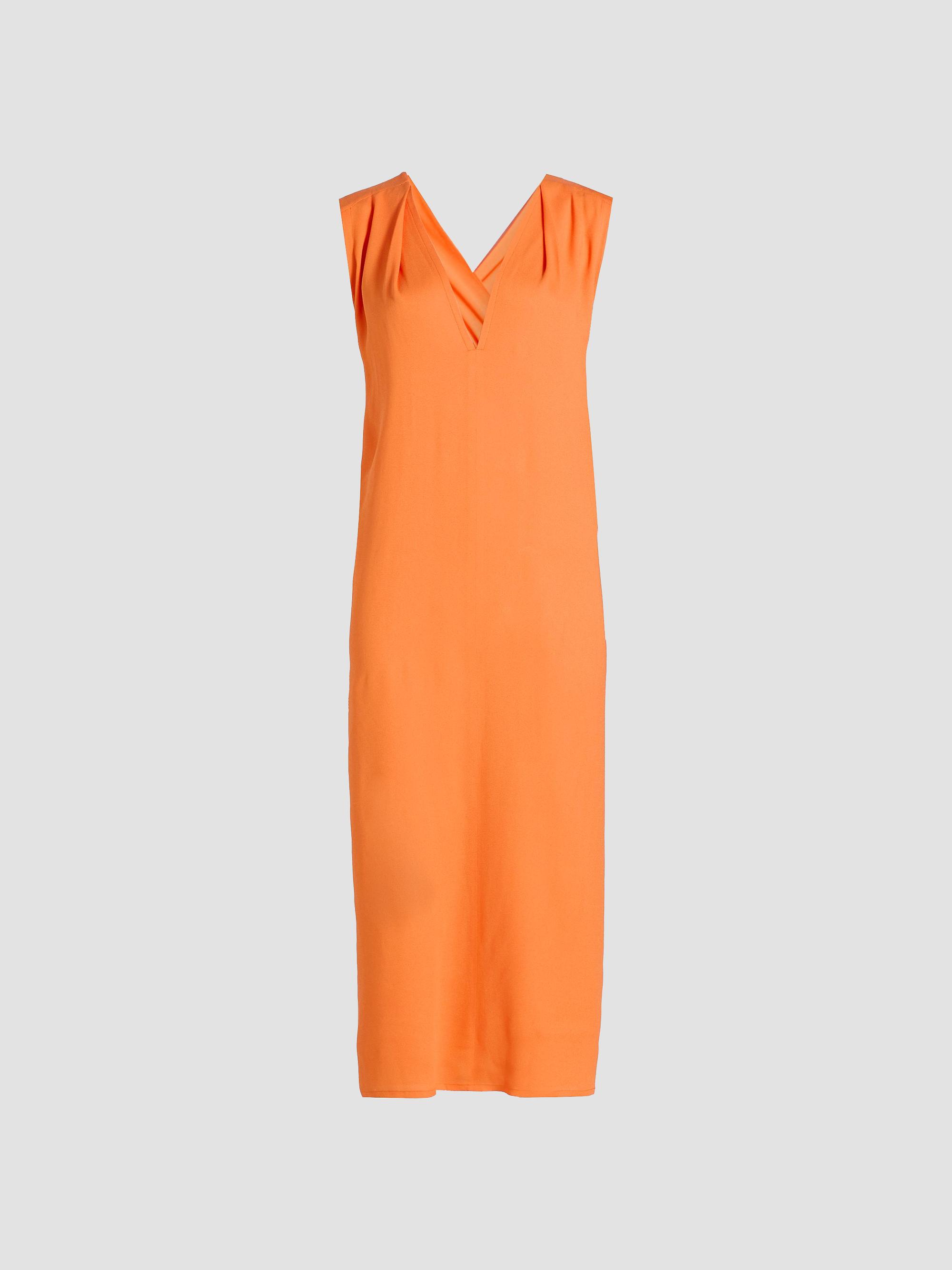 Women's Orange Designer Midi Dresses | Saks Fifth Avenue