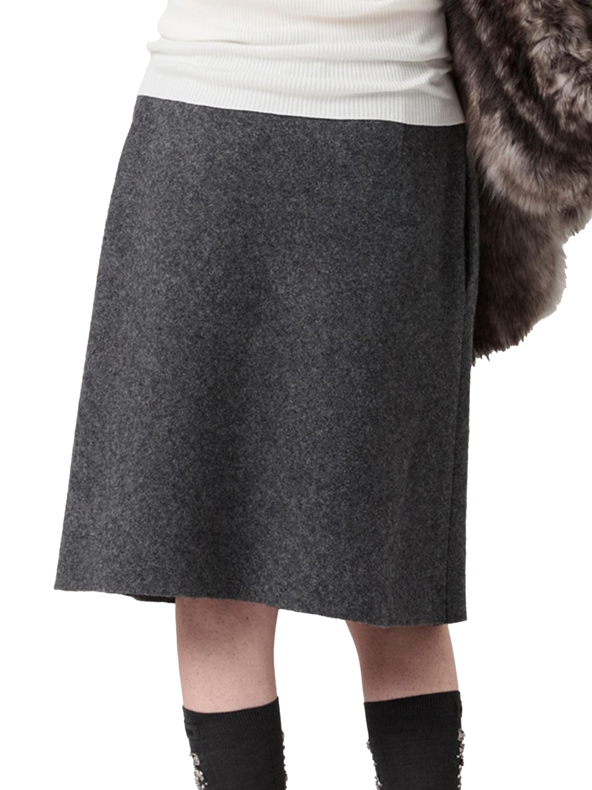 Miu Miu Shetland Wool Skirt | Saks Fifth Avenue