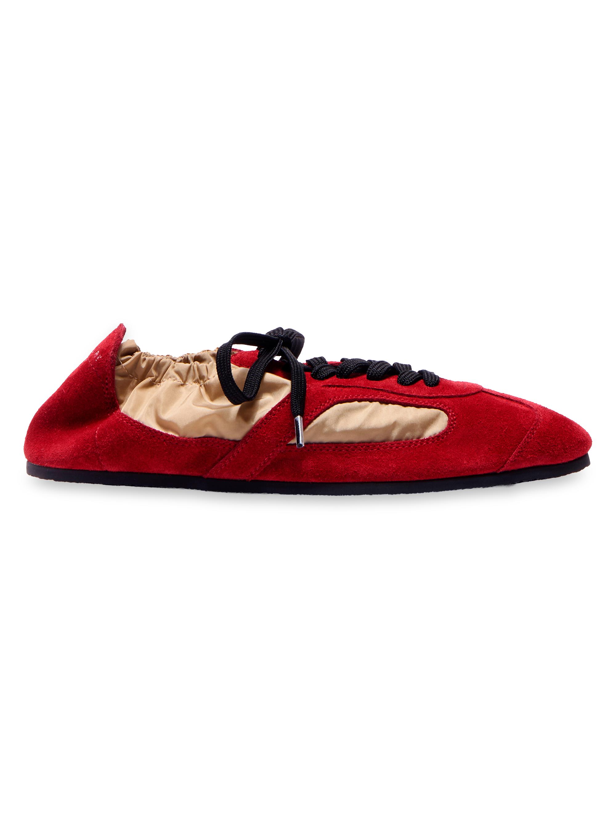 Proenza Schouler Women's Soft Track Low-Top Sneakers - Birch Red
