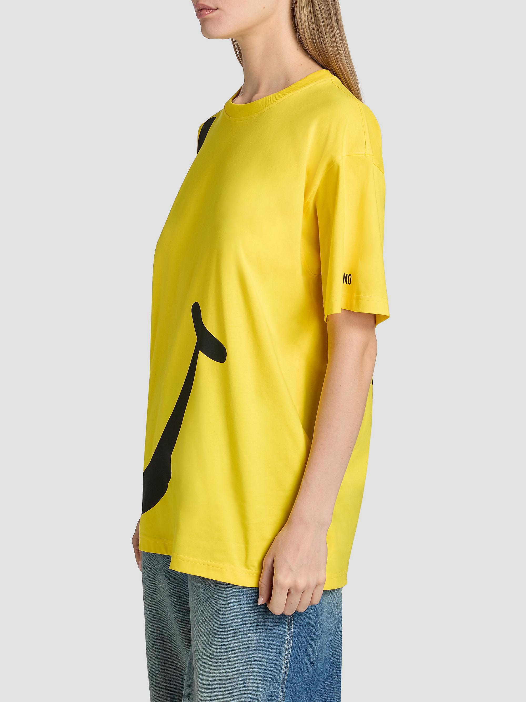 Moschino Half Smile Cotton T-Shirt | Saks Fifth Avenue