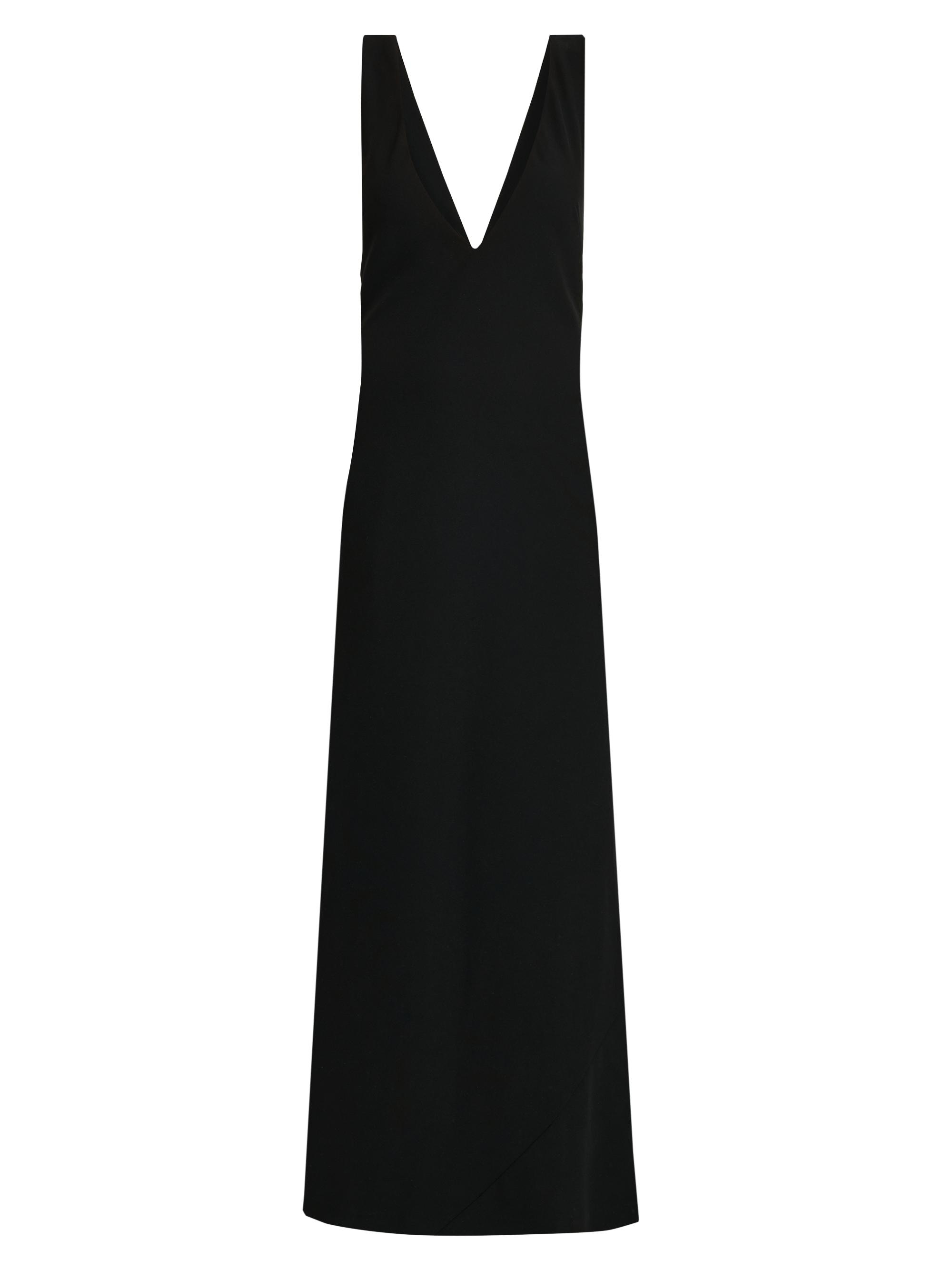 Moschino Women's Rhinestone Chains Stretch-Crepe Gown - Black