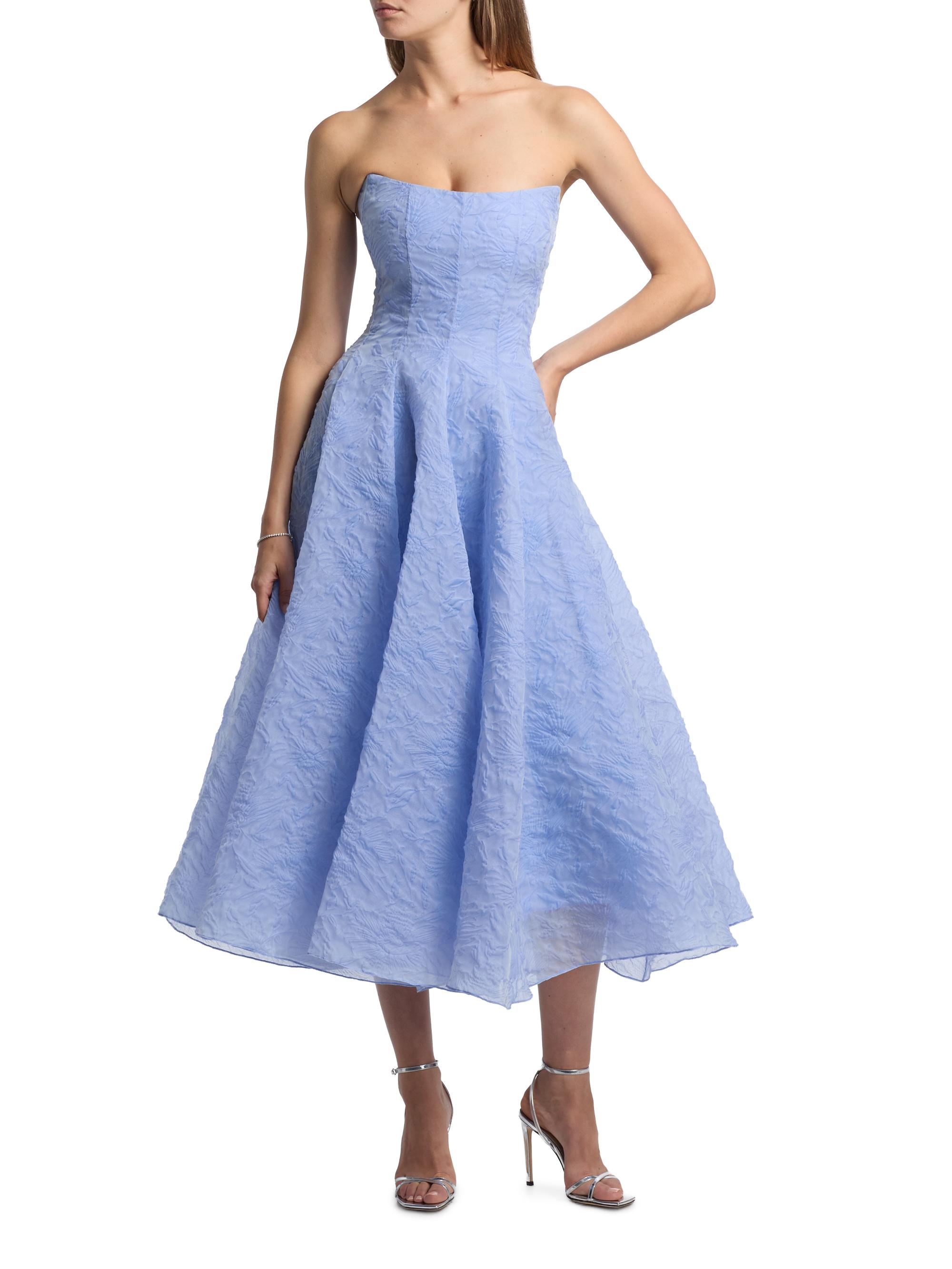 white christmas dresses Melodie Cotton Midi Dress Malibu Floral / Xs main image 0