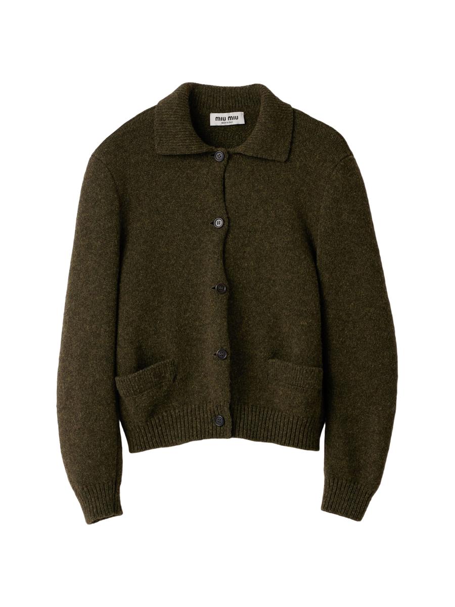 Miu Miu Wool Cardigan | Saks Fifth Avenue
