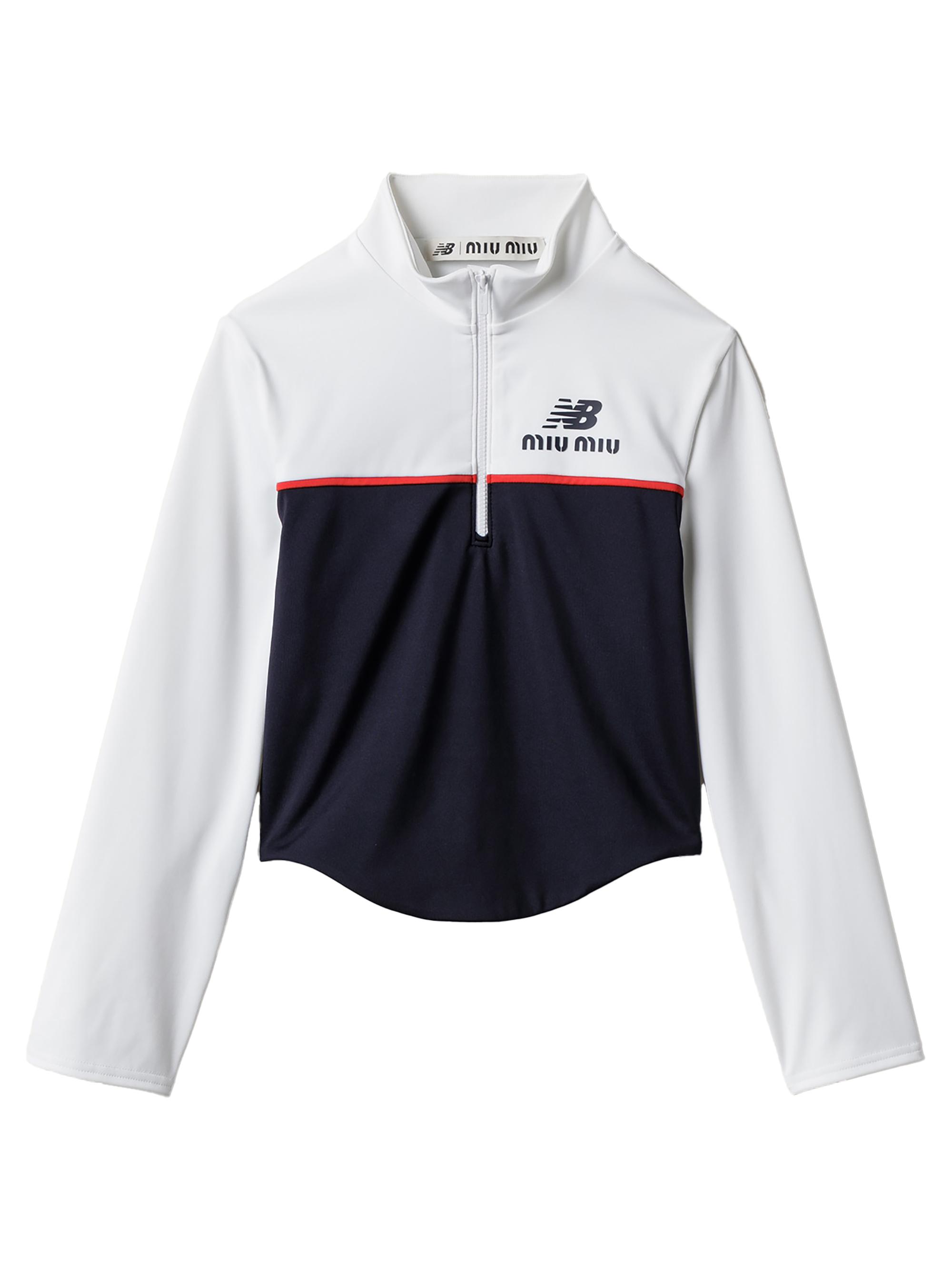 Miu Miu Women's New Balance X  with Coco Gauff Stretch Technical Jersey Top - Blue