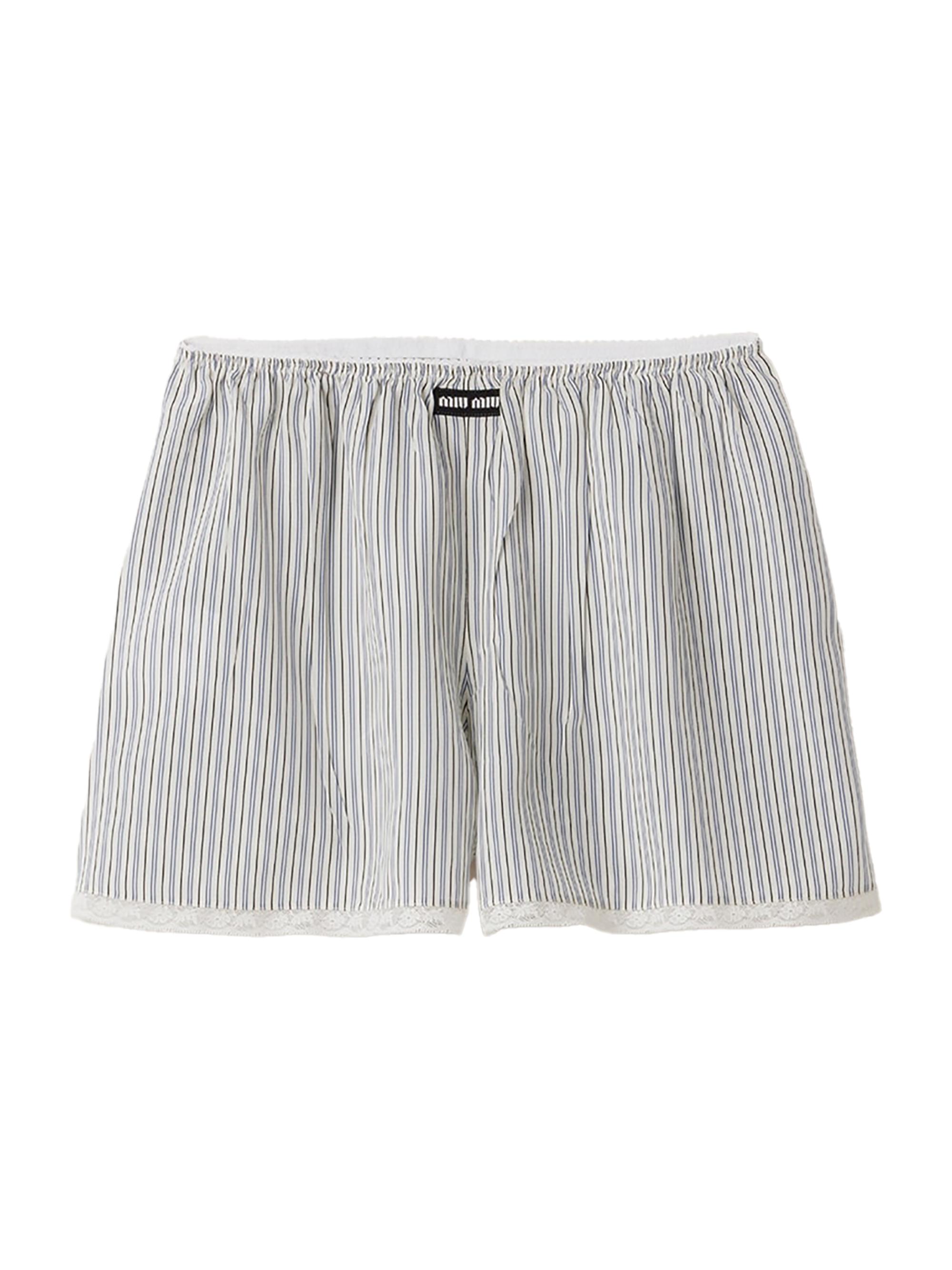 Miu Miu Seamless Mélange Knit Boxer Shorts | Saks Fifth Avenue