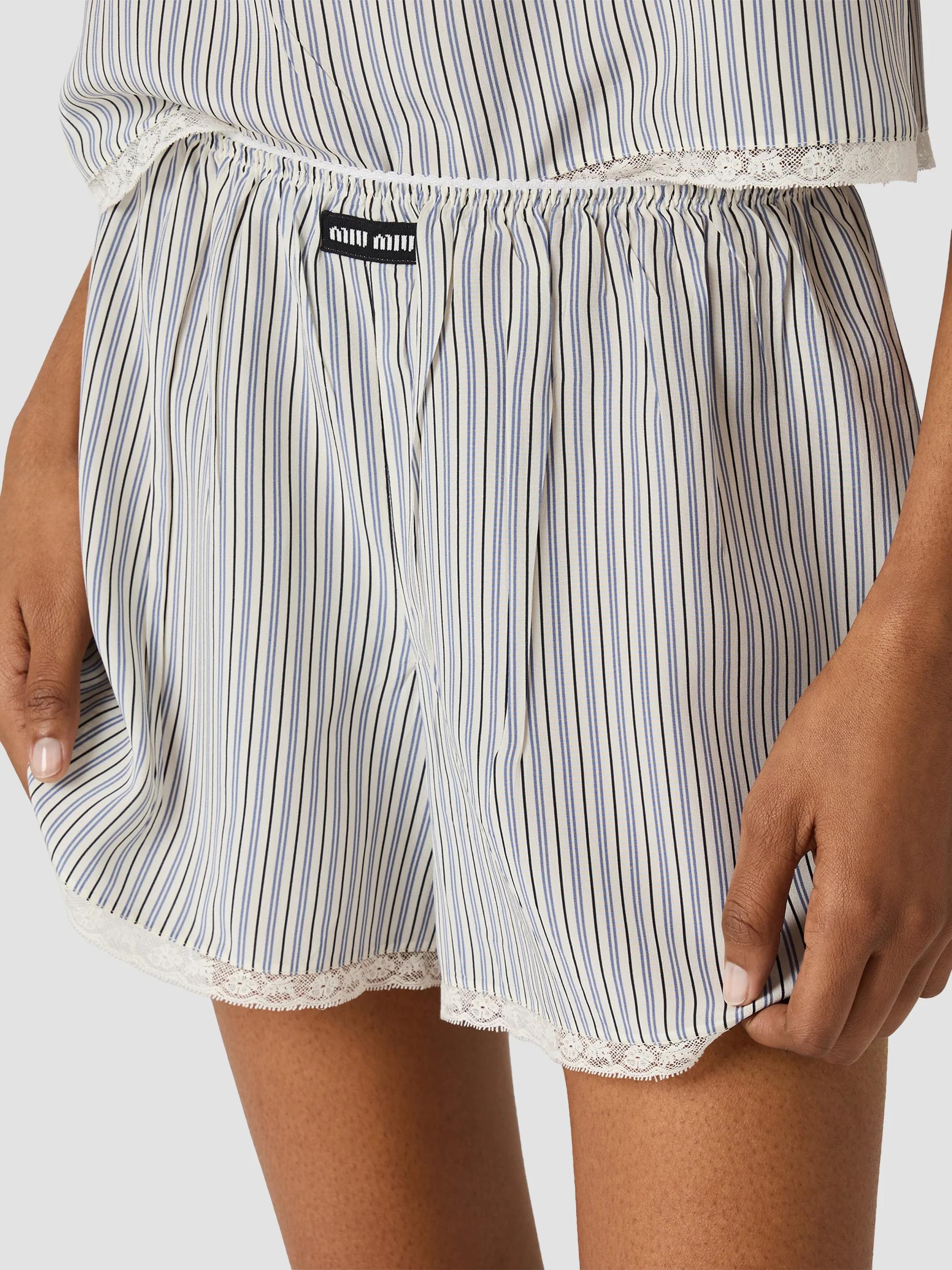 Miu Miu Crepe De Chine Boxer Shorts | Saks Fifth Avenue