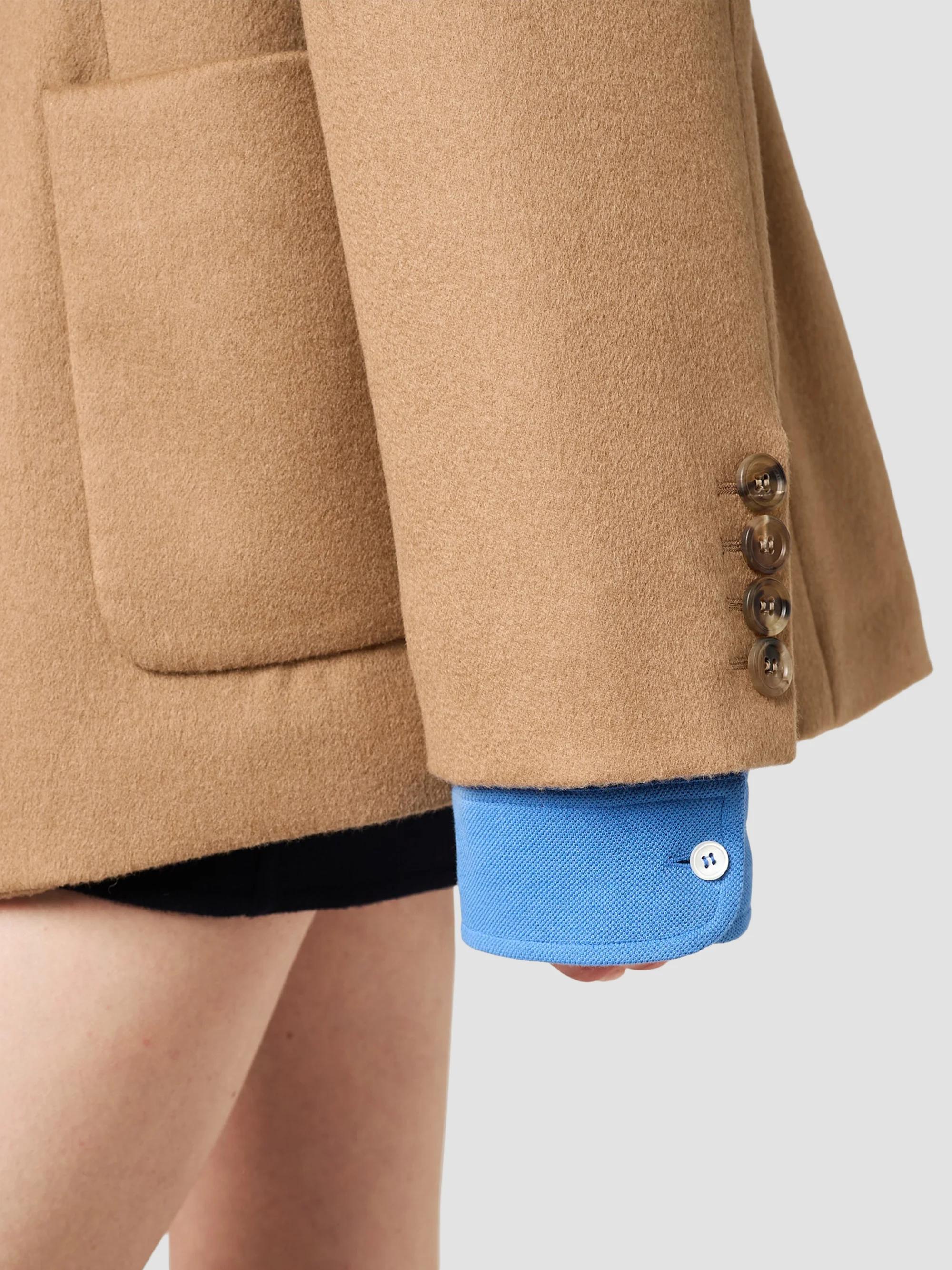 Miu Miu Single-Breasted Camel Hair Jacket | Saks Fifth Avenue