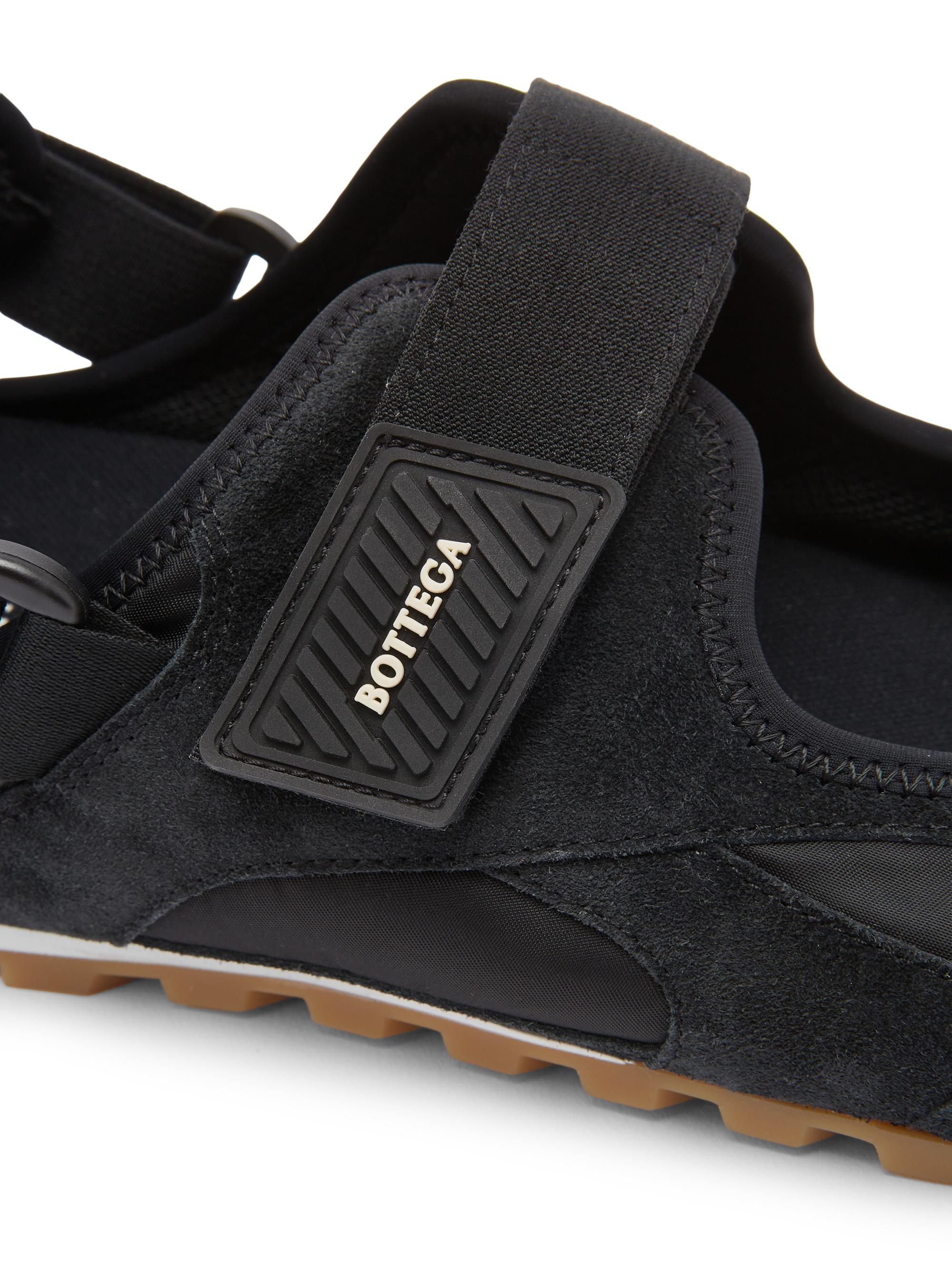 Bottega Veneta Orbit Flash Suede Mary Jane Sneakers | Saks Fifth