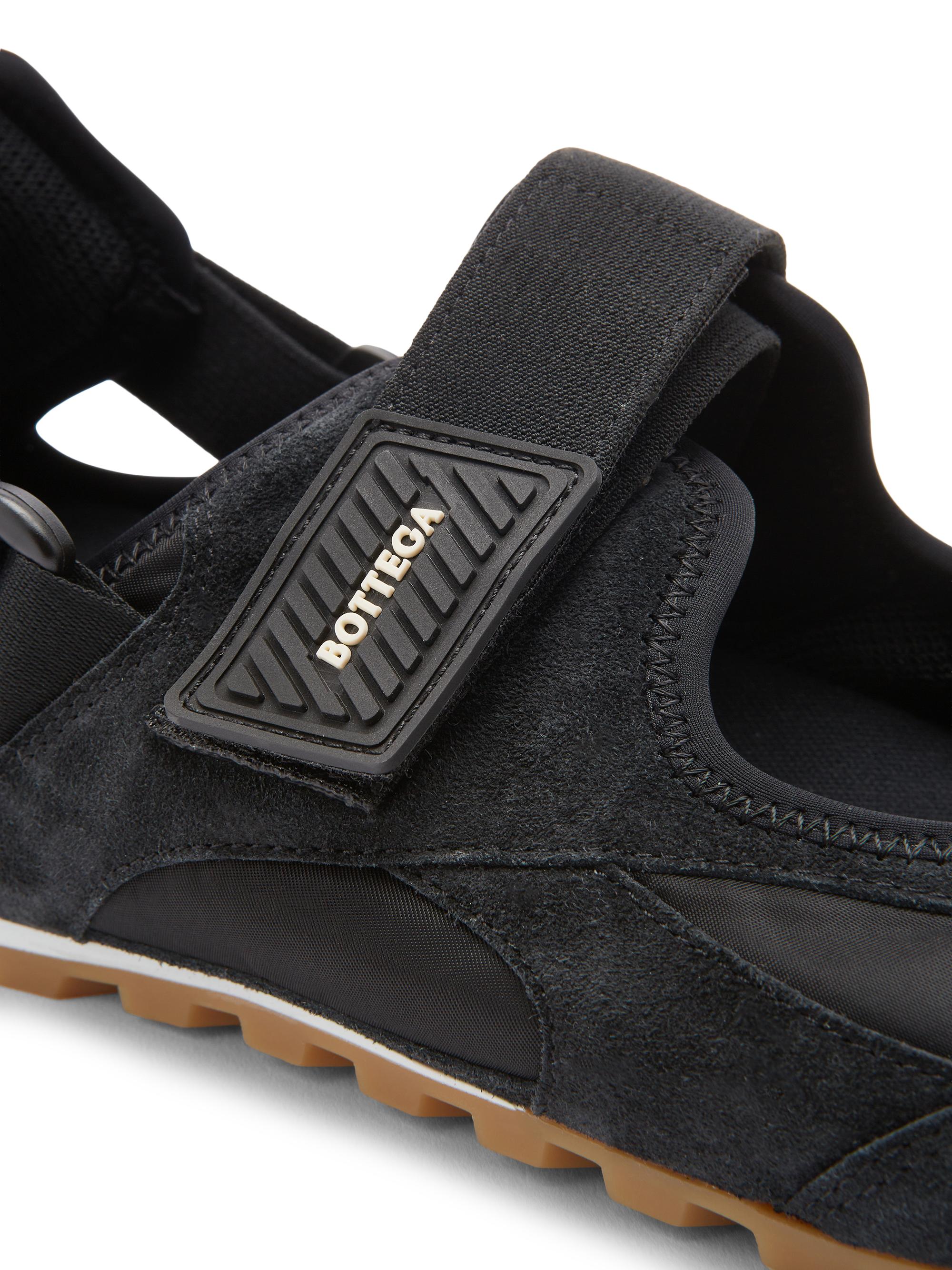 BOTTEGA VENETA フラットシューズ◆エナメル◆ Bottega Veneta Orbit Flash Suede Mary Jane Sneakers | Saks Fifth