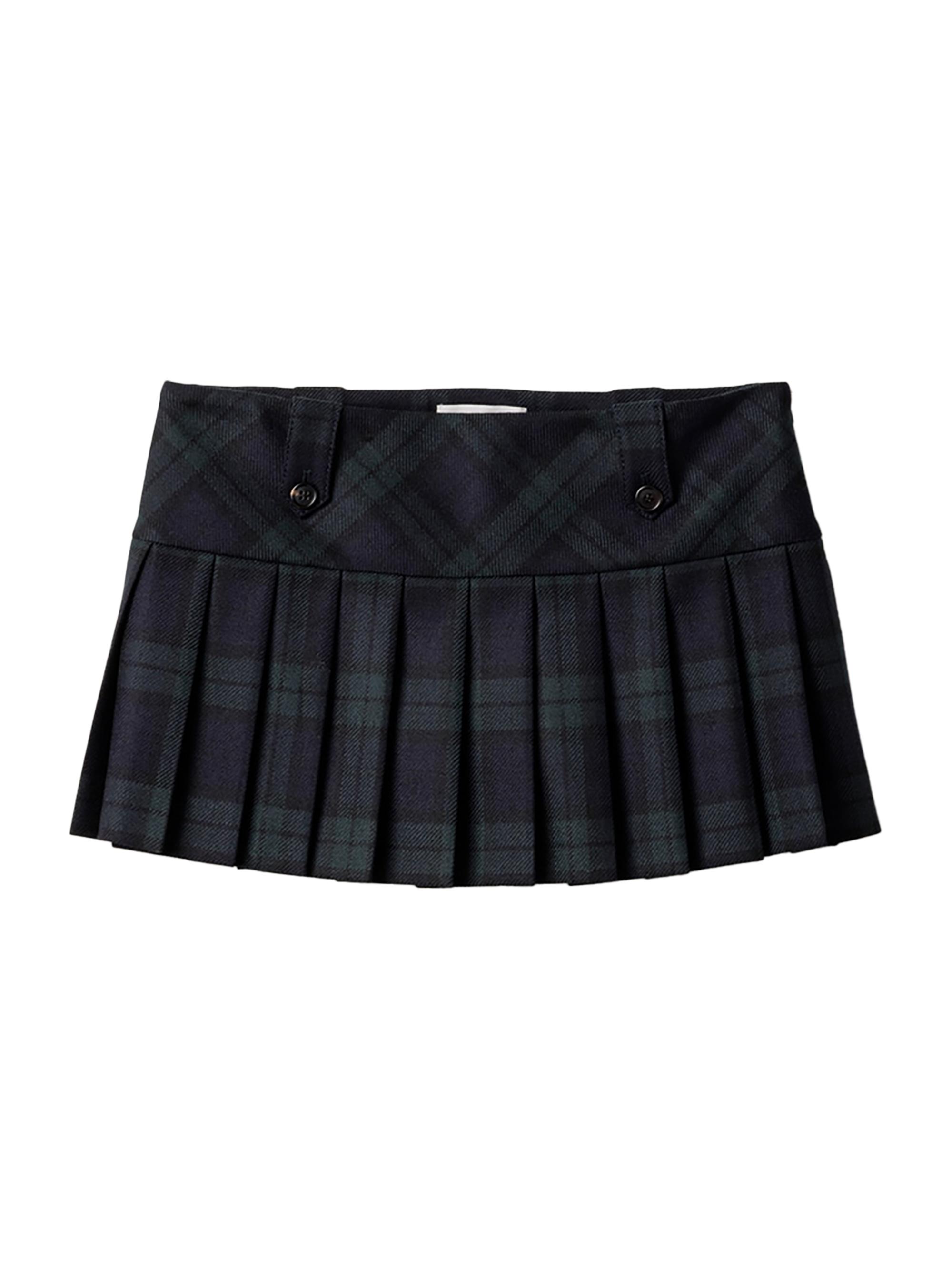 Miu Miu Pleated Batavia Skirt | Saks Fifth Avenue