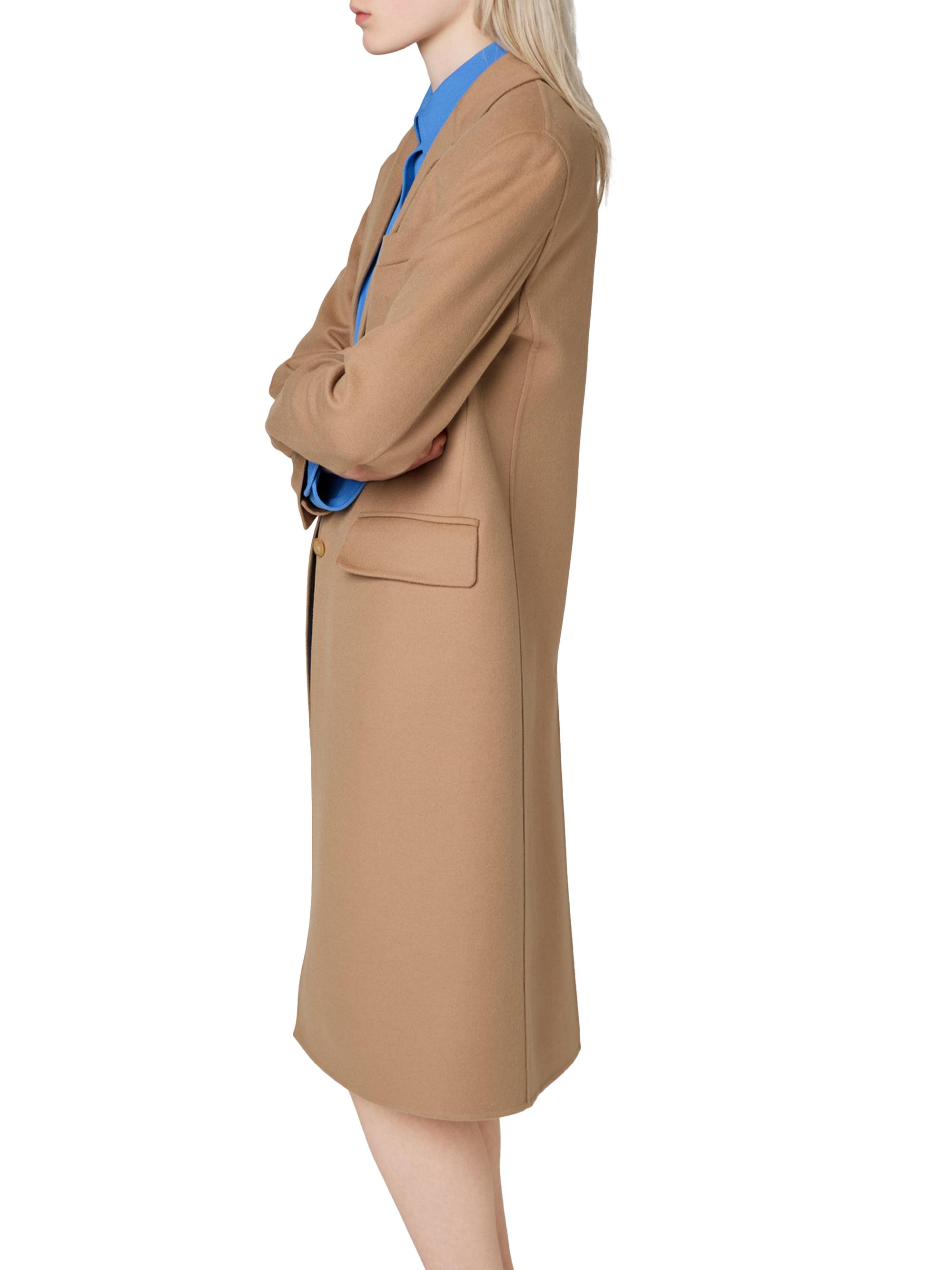 Miu Miu Single-Breasted Double Cashmere Coat | Saks Fifth Avenue