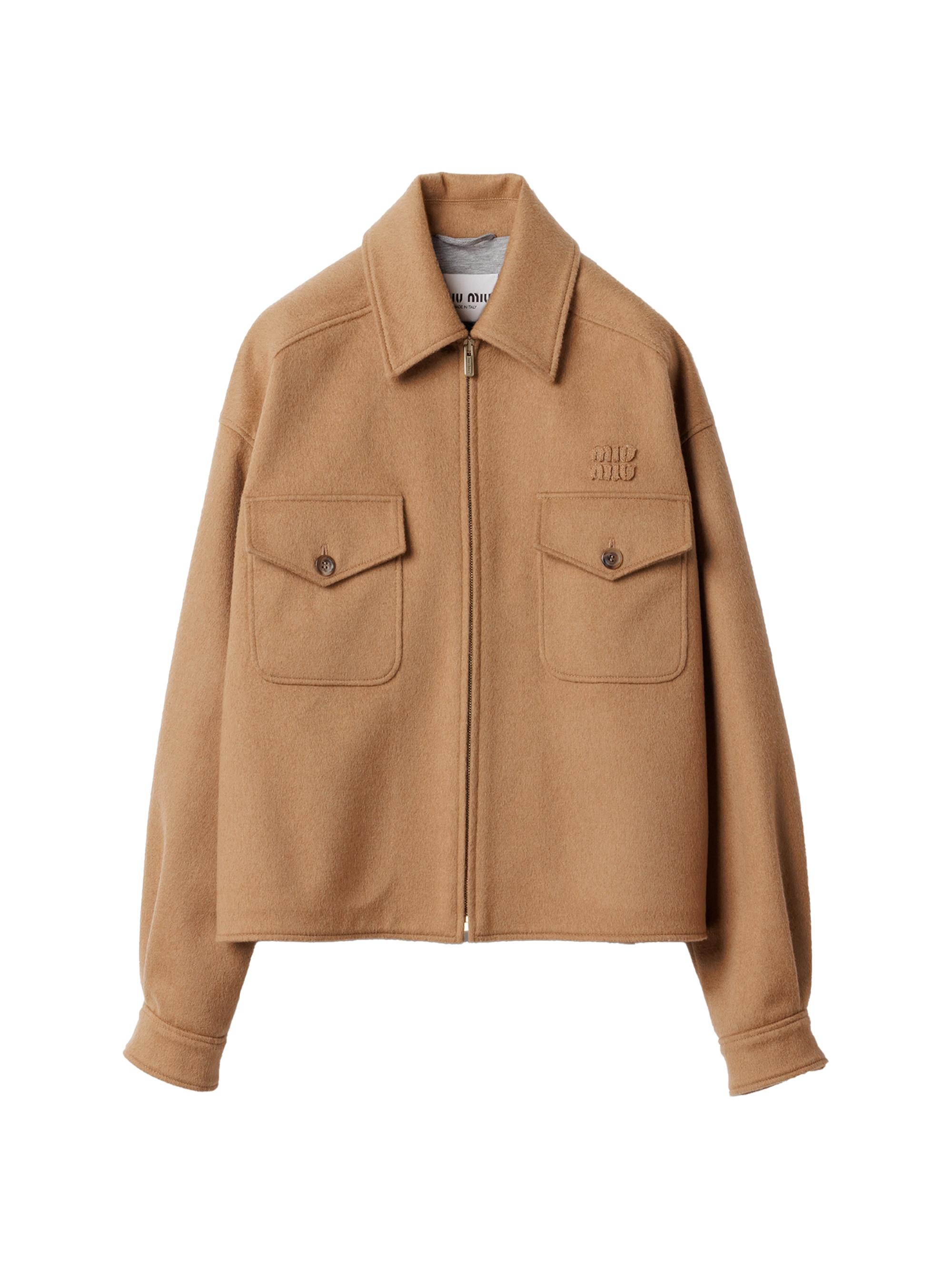 Miu Miu Gabardine Blouson Jacket | Saks Fifth Avenue