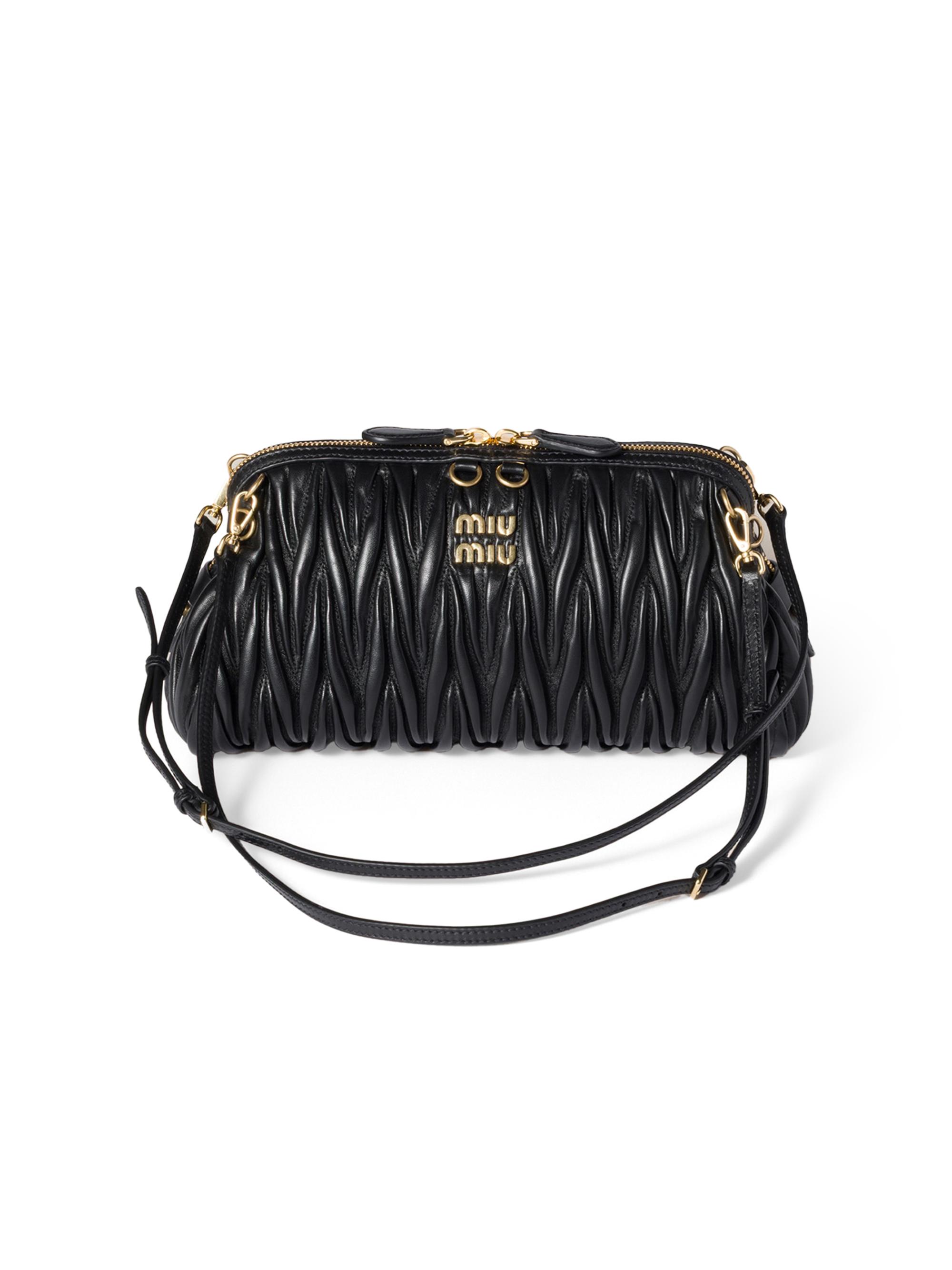 Miu Miu Matelassé Nappa Leather Shoulder Bag | Saks Fifth Avenue
