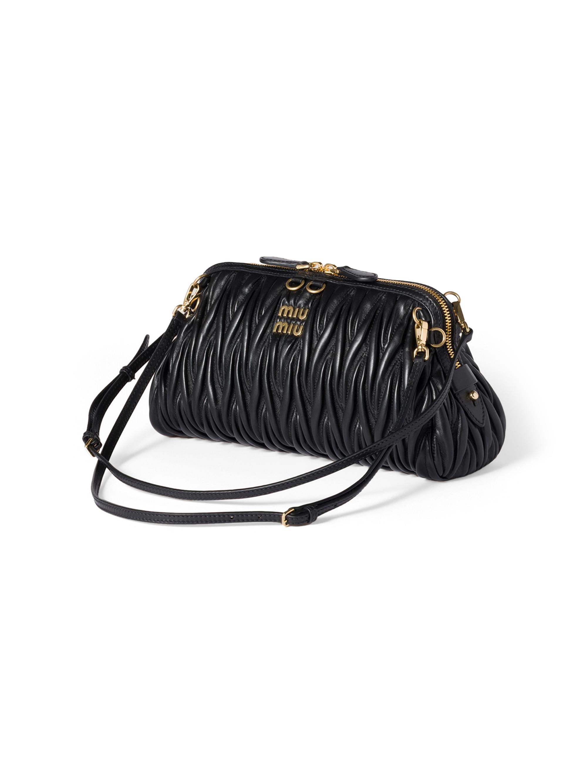 Miu Miu Matelassé Nappa Leather Shoulder Bag | Saks Fifth Avenue