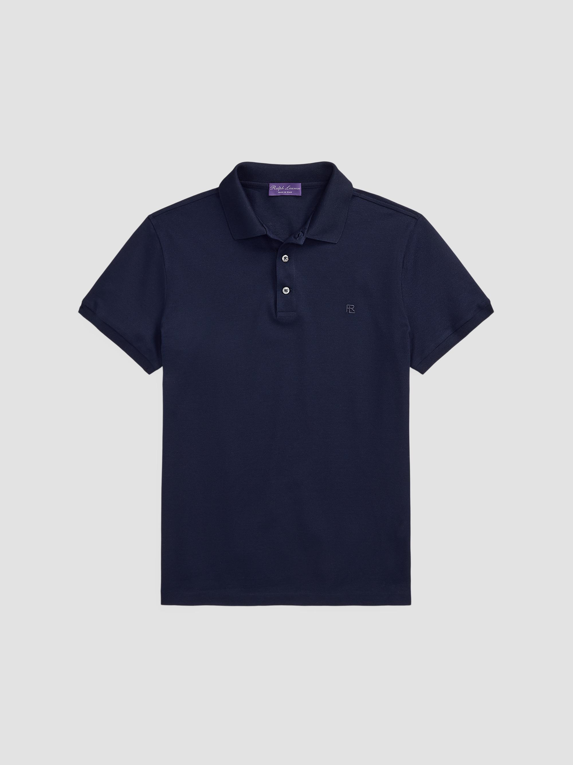 Ralph Lauren Purple Label Textured Cotton Short-Sleeve Cardigan