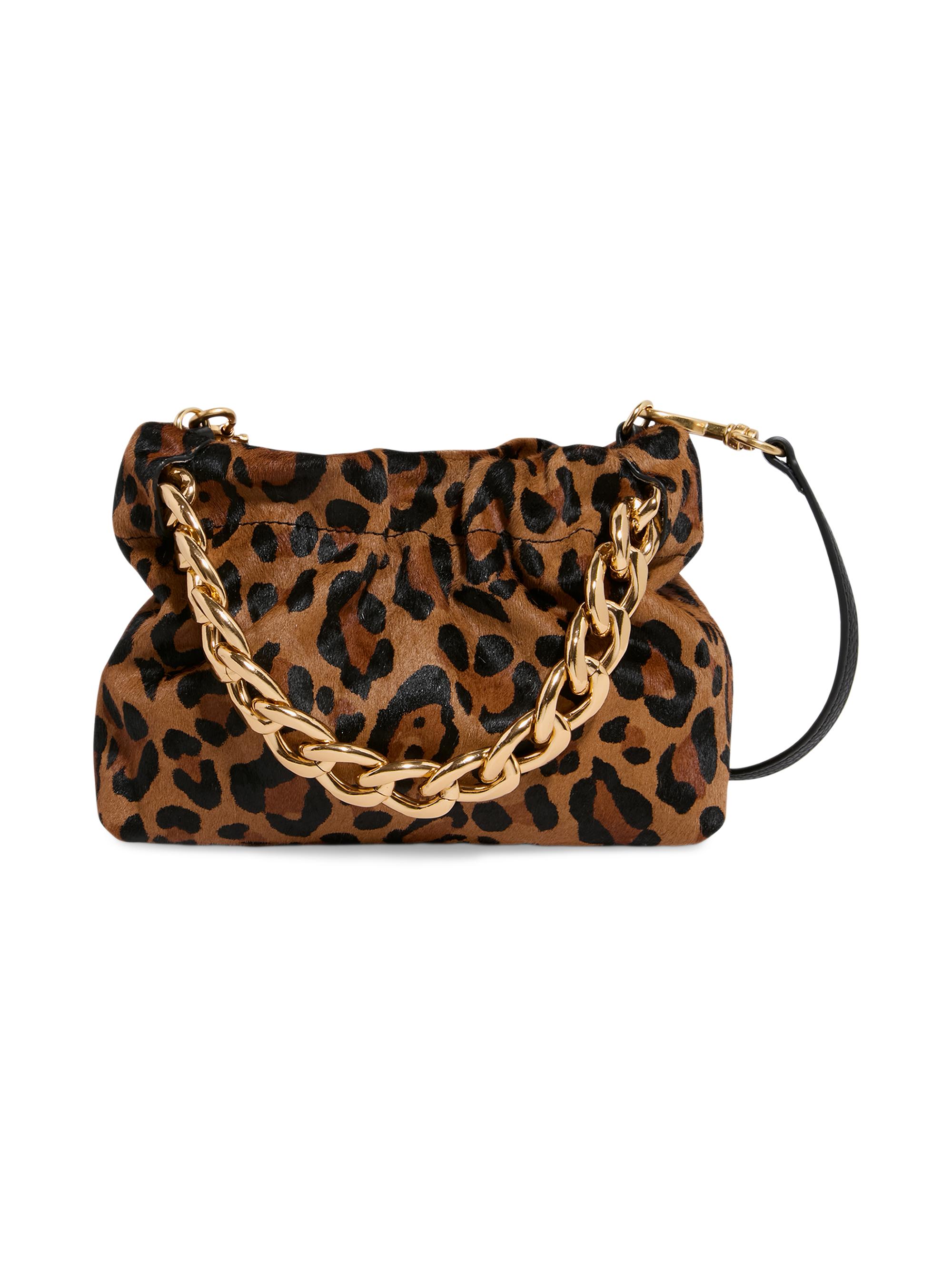 Aimee Kestenberg Women's Chain Handheld Leather Crossbody Bag - Wildcat Haircalf