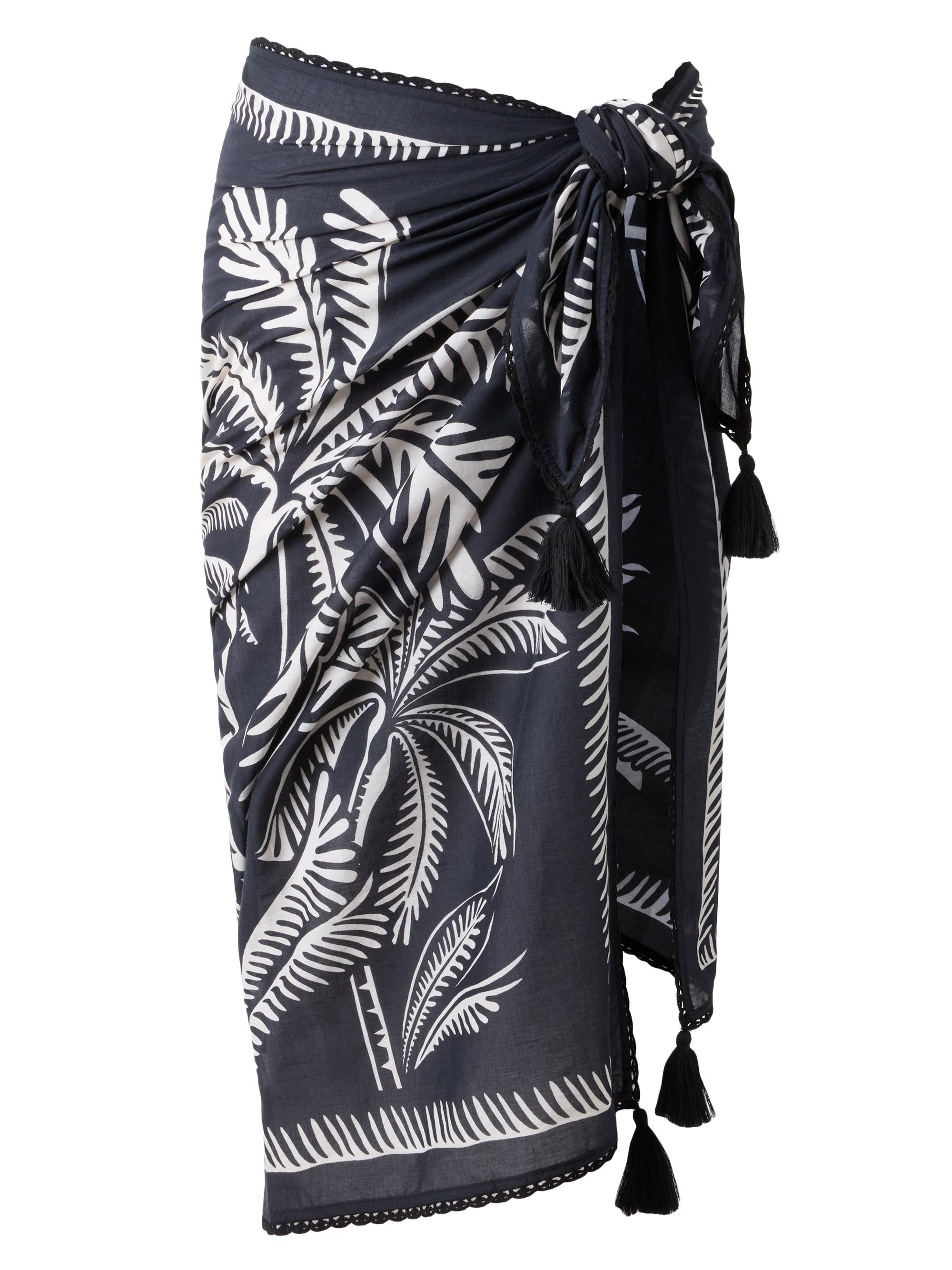 Magicsuit Women's Hearts Of Palm Pareo - Black Multi