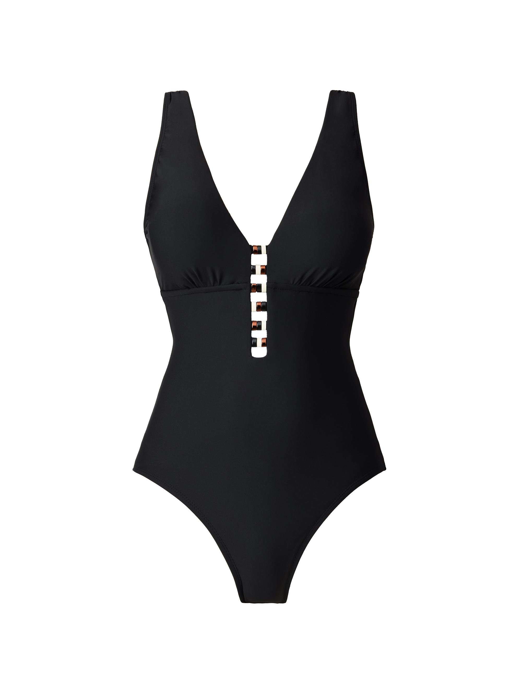 Prada Ribbed Knit One-Piece Swimsuit | Saks Fifth Avenue