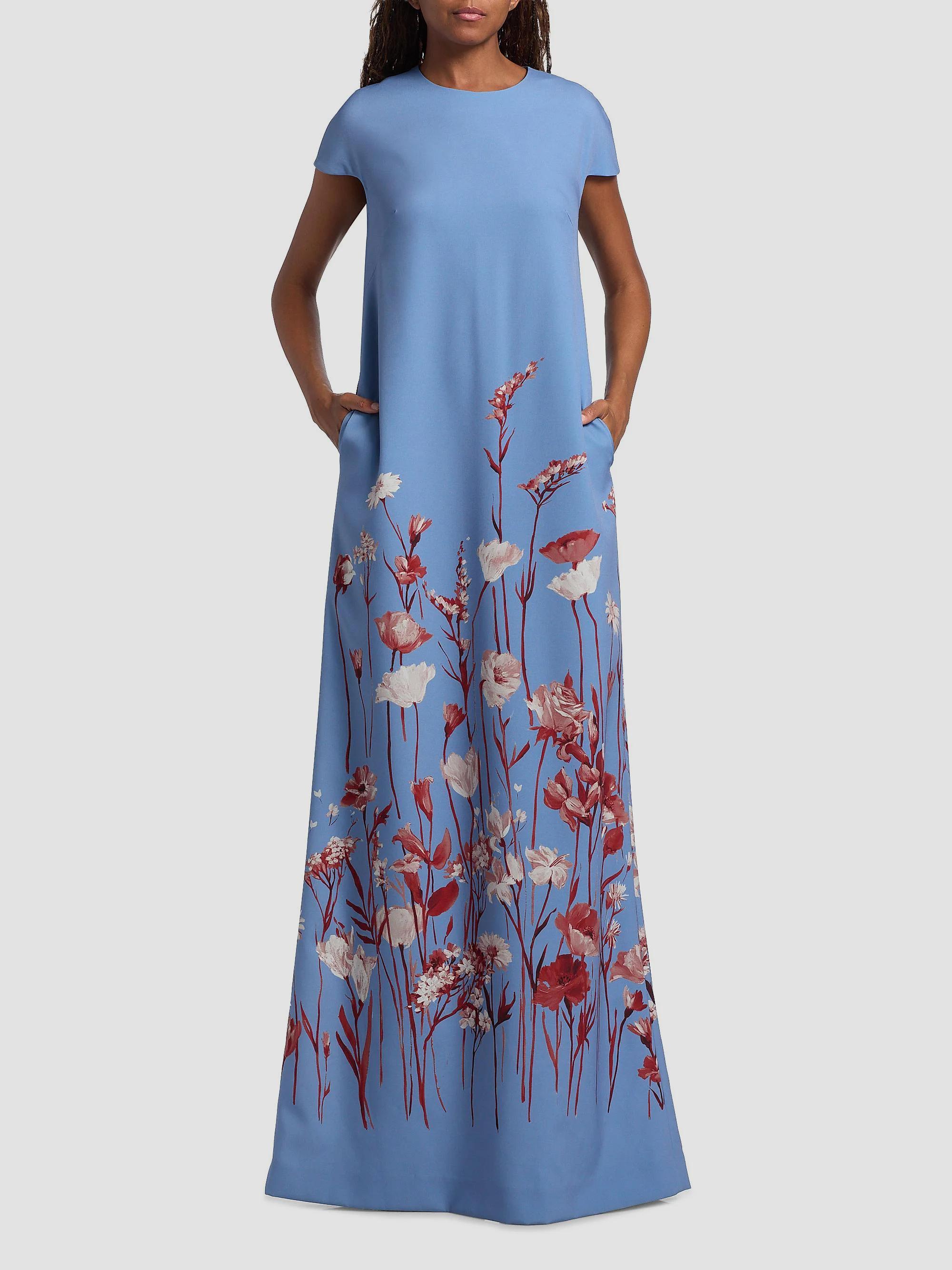 Robe Lela Rose à Découpes Laser Fleuries - Taille 8 Orange Corail - Occasion Très Bon État