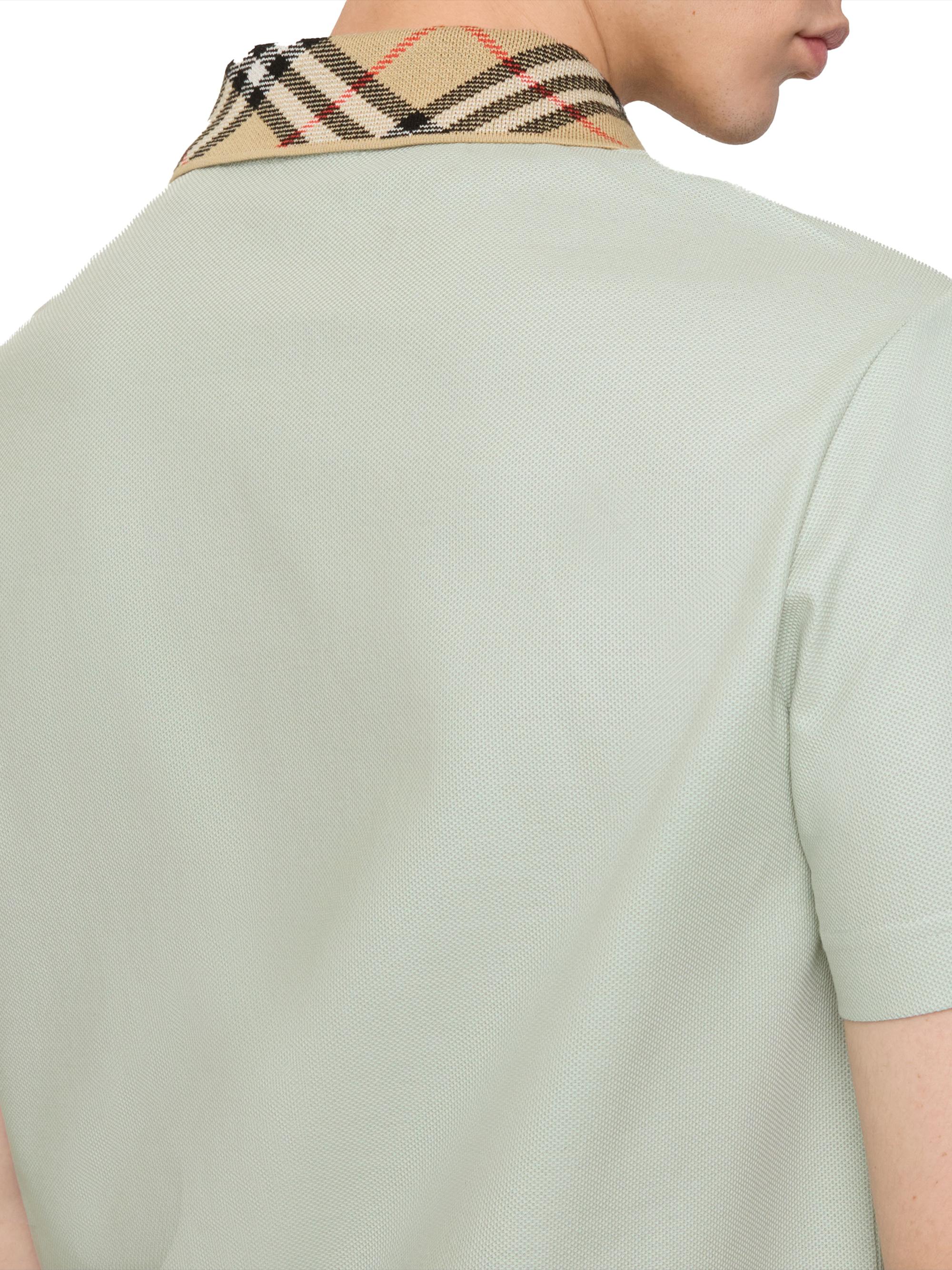 Evan Check-Collar Polo Shirt