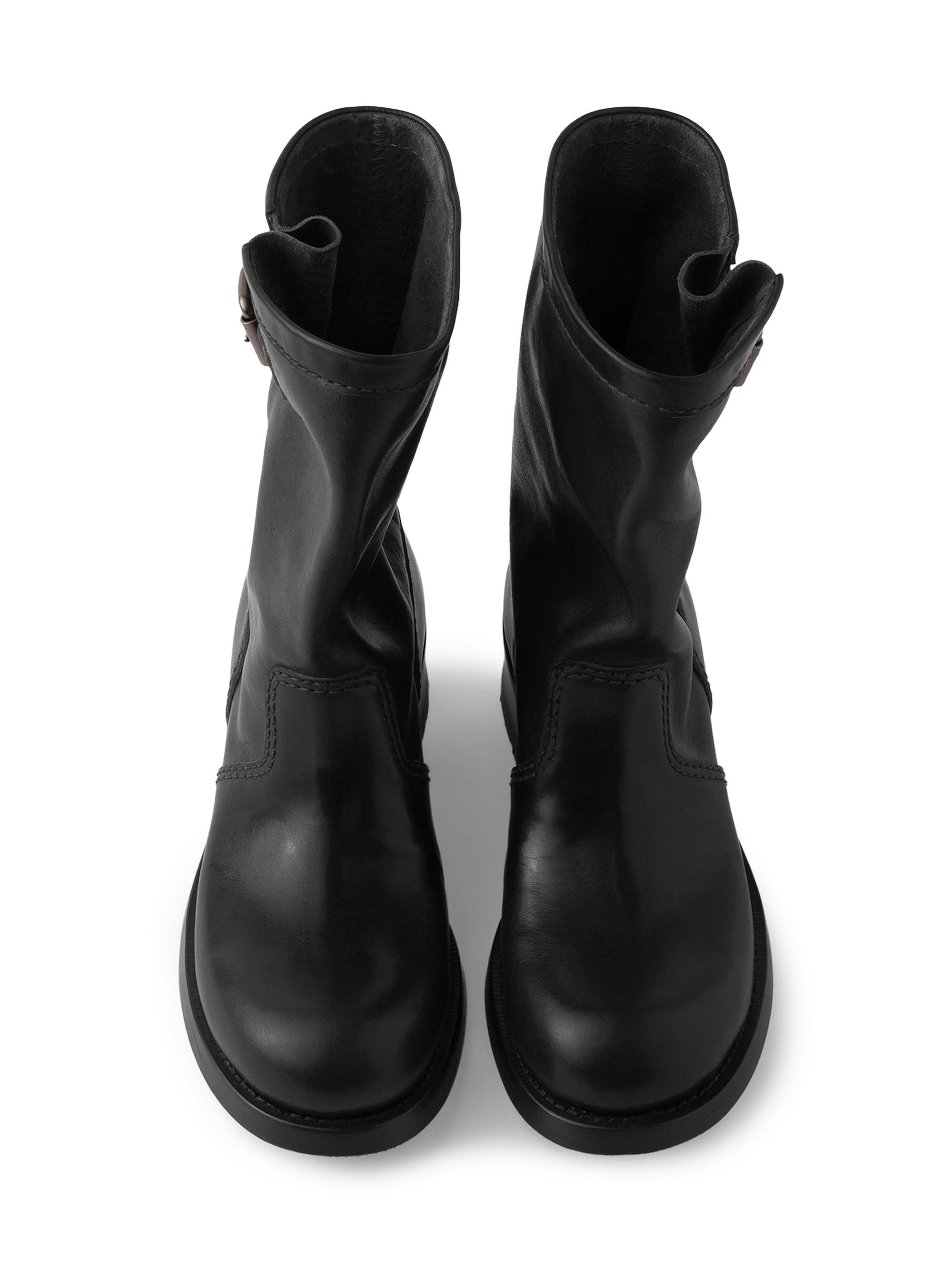 Prada Leather Mid-Calf Boots | Saks Fifth Avenue