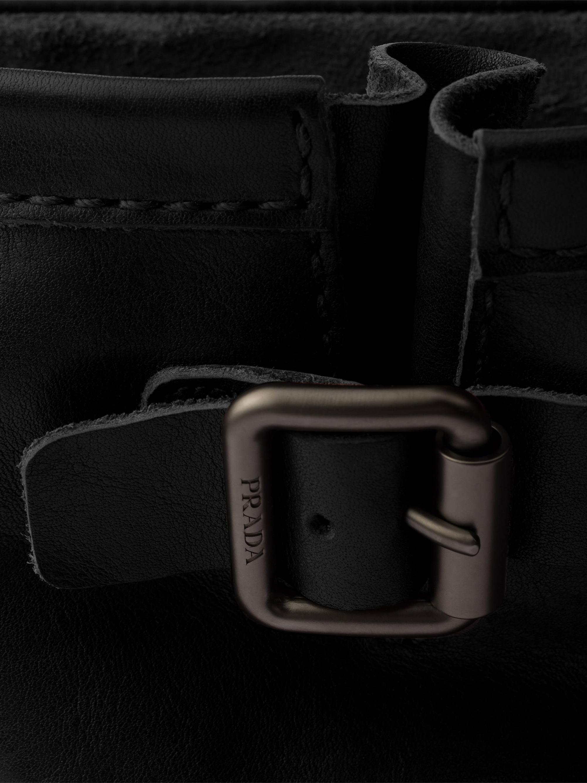 Prada Leather Mid-Calf Boots | Saks Fifth Avenue